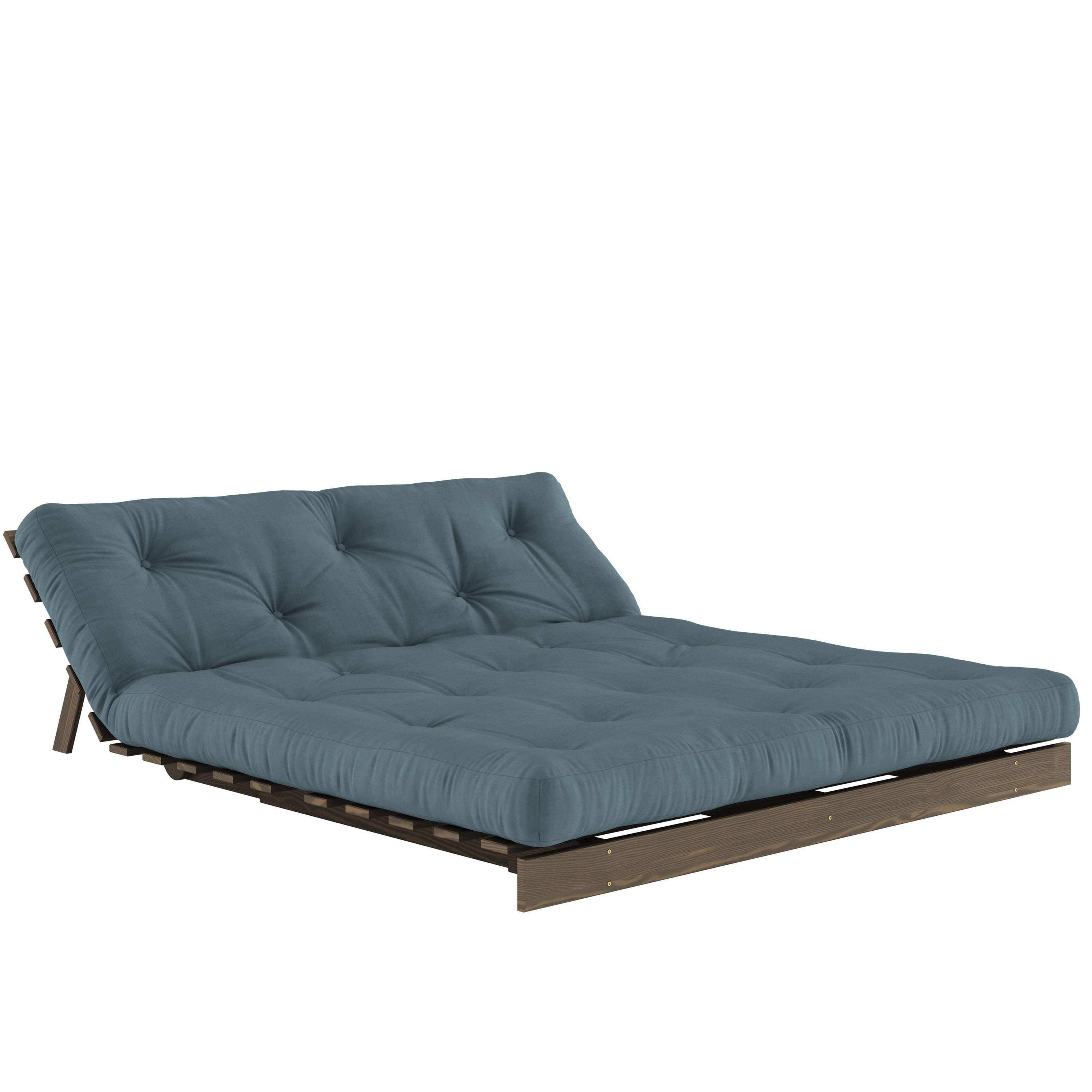 Karup Design Roots Vuodesohva Ruskea/Petrol Blue 160cm