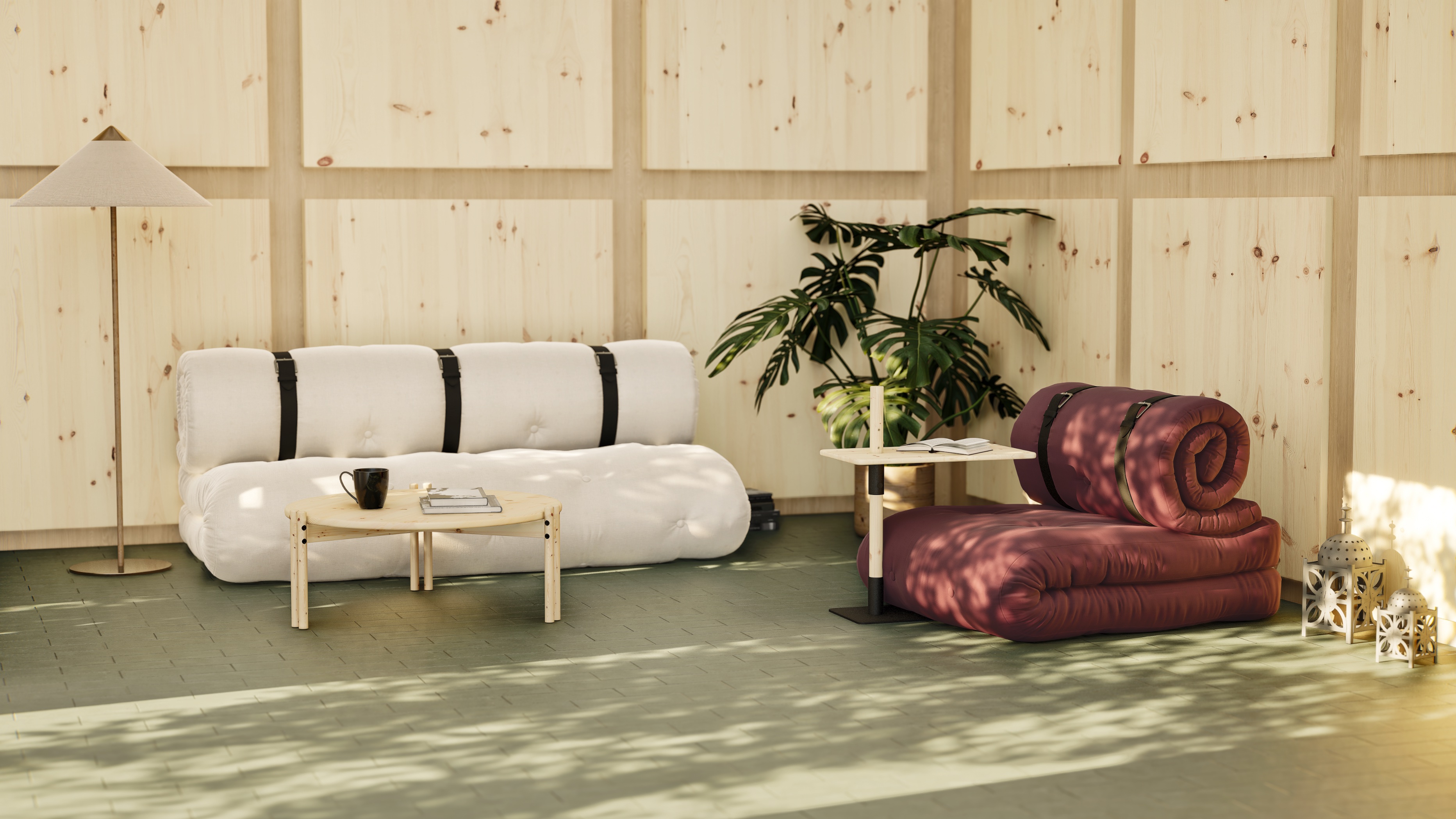 Karup Design Sticks Sofabord Natur Lav