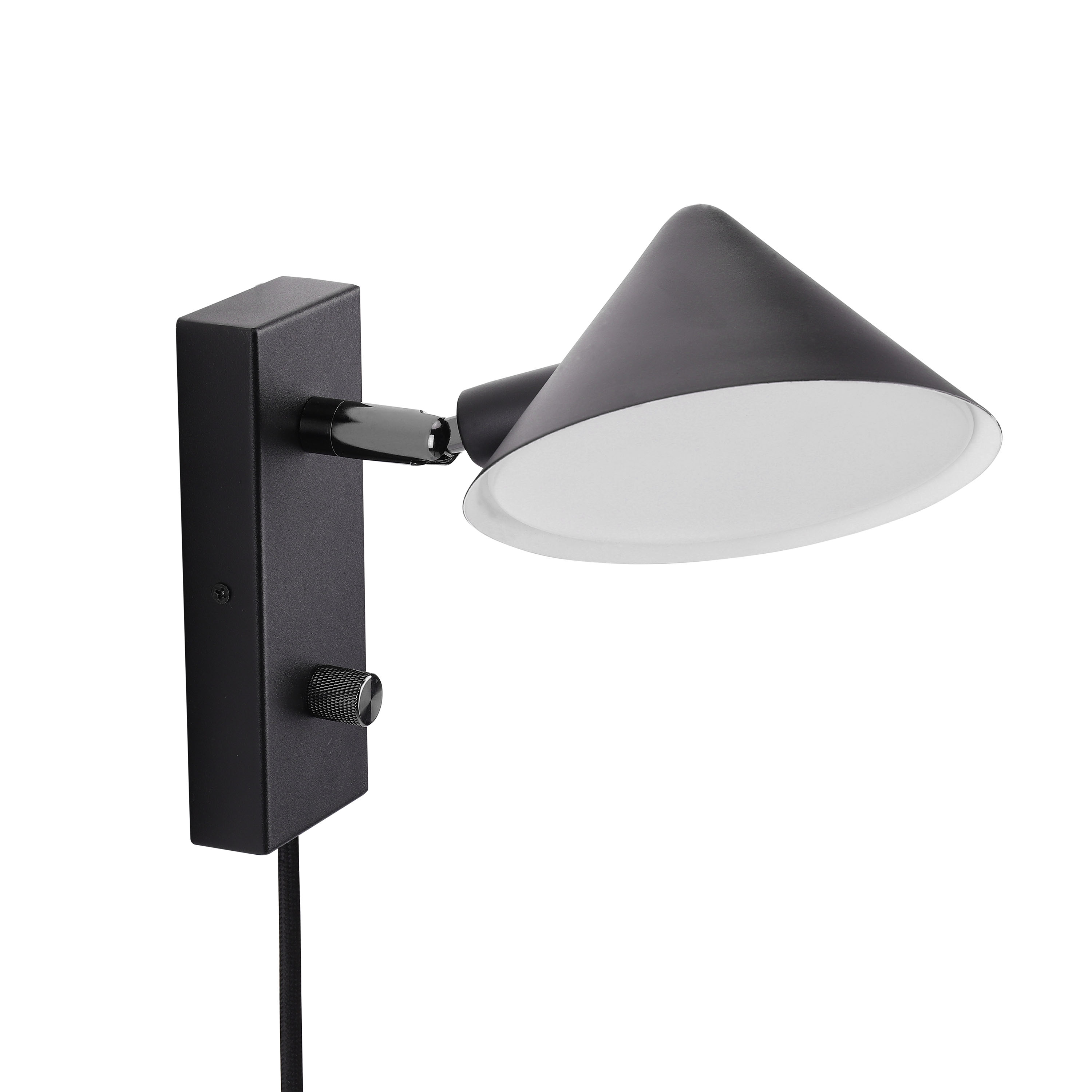 Watt &amp; Veke Kuro Wandleuchte Black 16cm