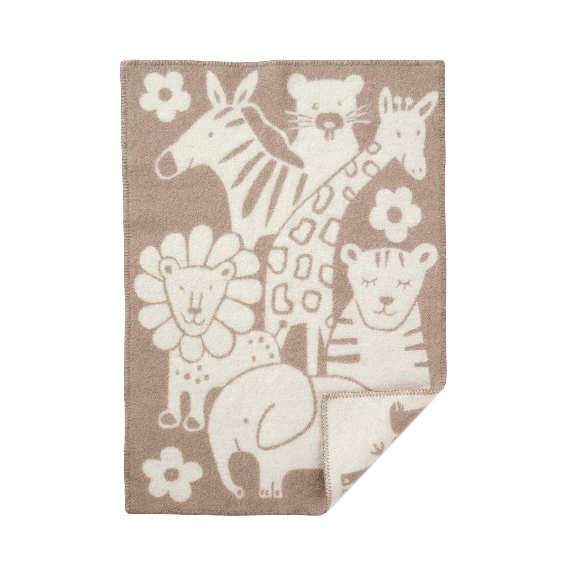 Picnic Ekologisk Ullpläd 65x90 Brun