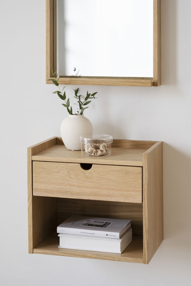 Rowico Home Hillmond Sängbord/Väggskåp Ek 40cm