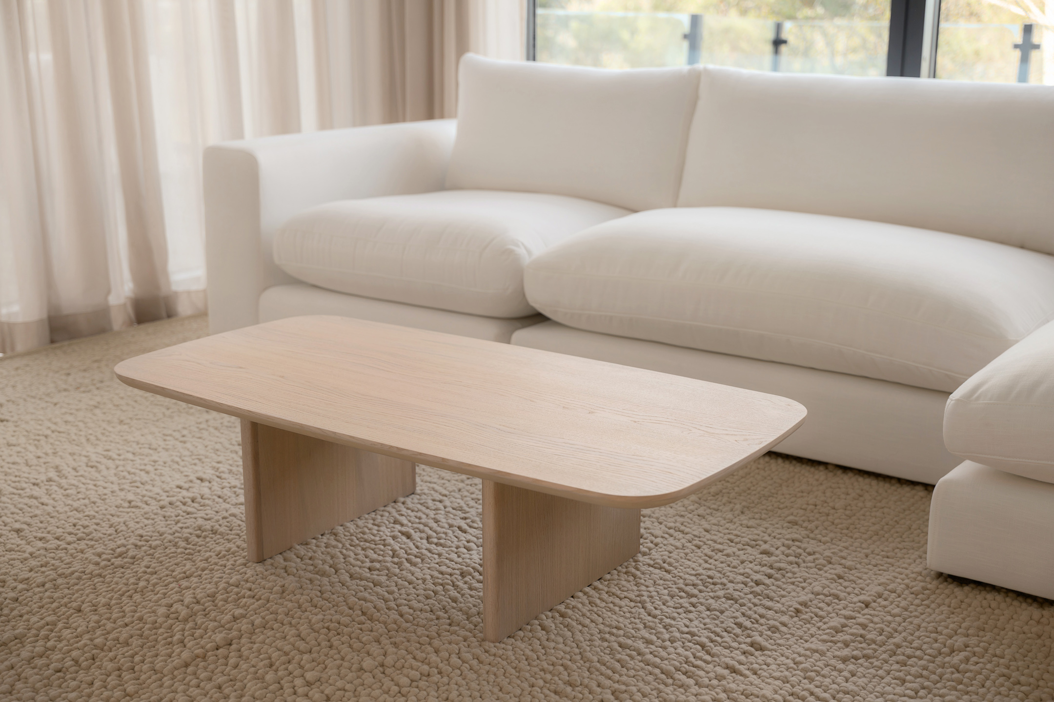 Sleepo Collection Ivy Soffbord Vitoljad Ek 120cm