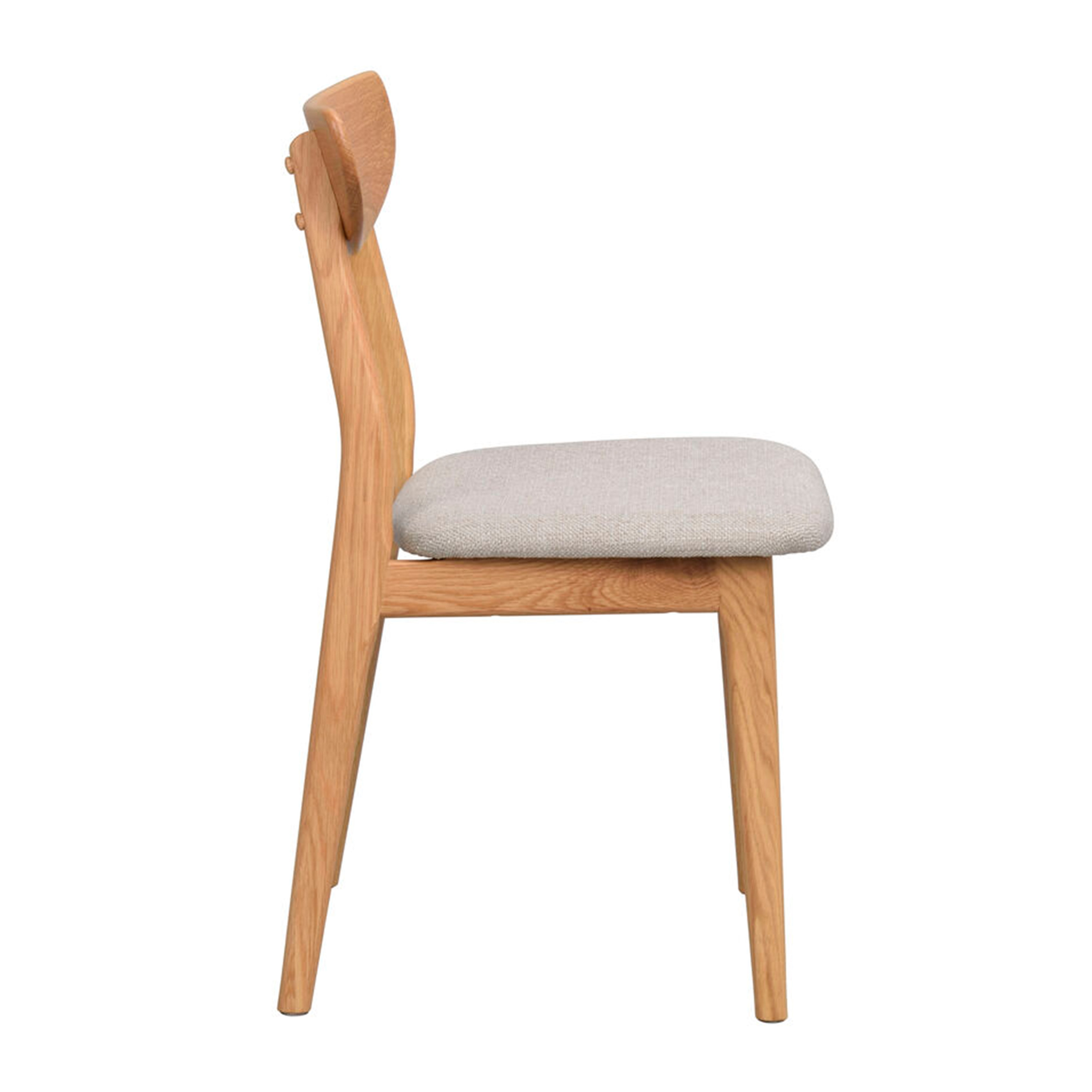 Rowico Home Rodham Matstol Ek/Gråbeige