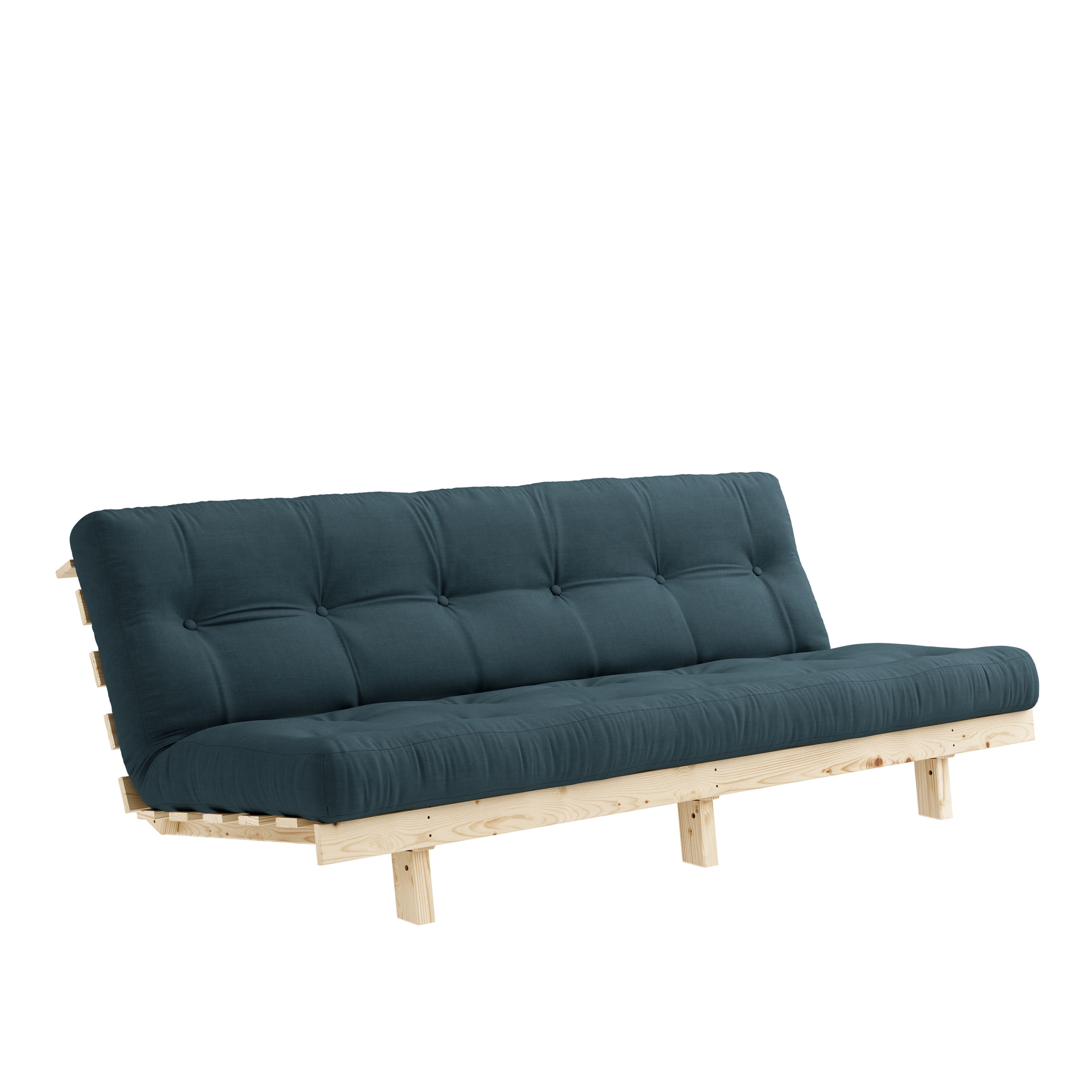 Lean Vuodesohva Natur/Petrol Blue 190cm