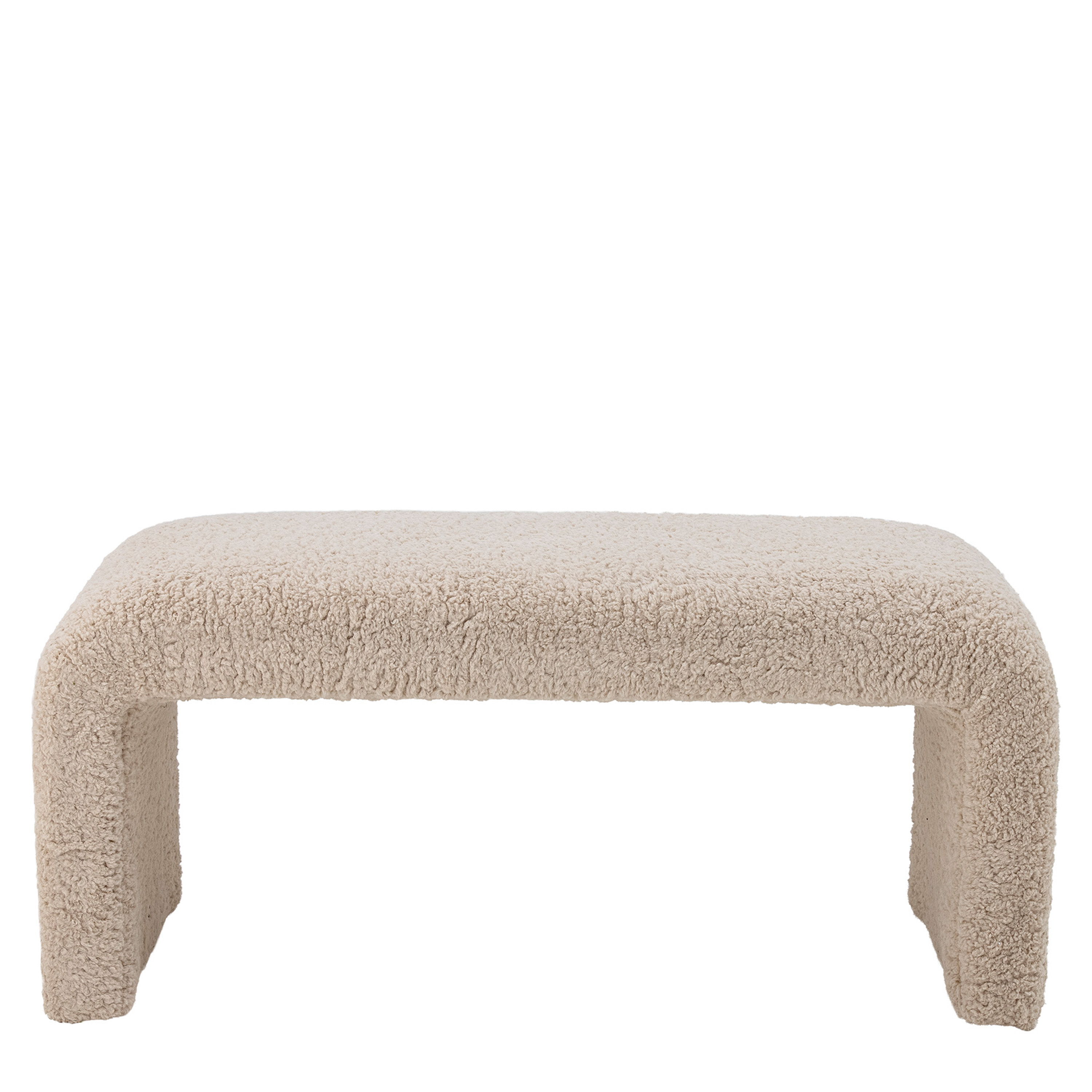 Bobbie Bank Weiß 100cm