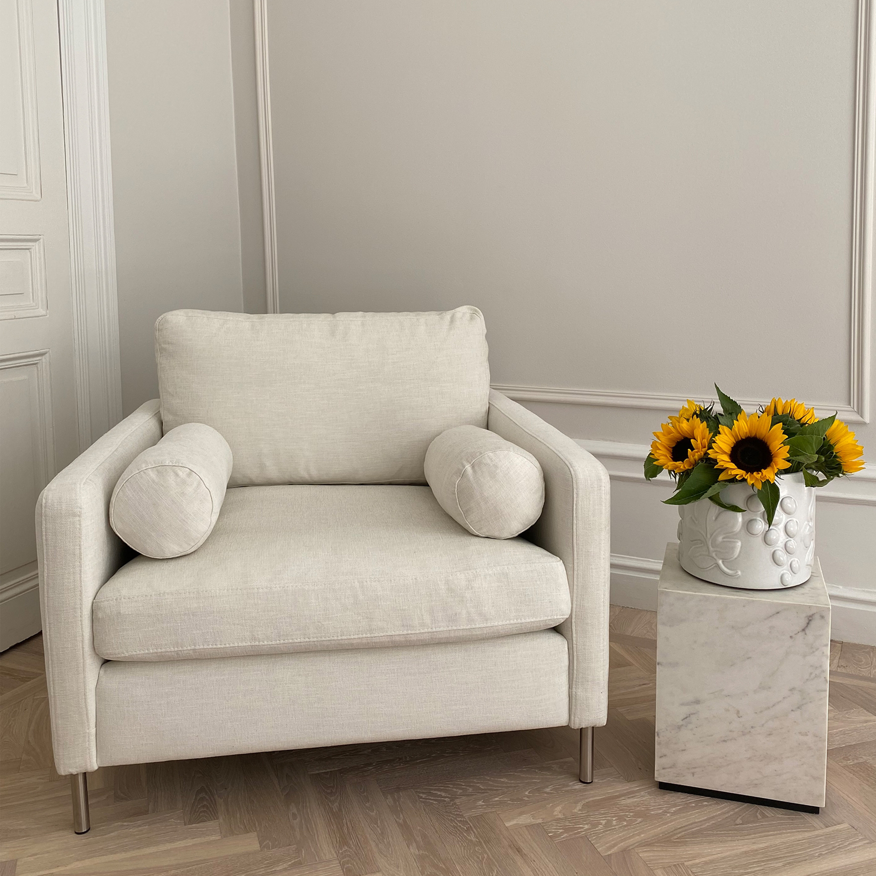 Sleepo Collection Åre Fåtölj Vit 97cm