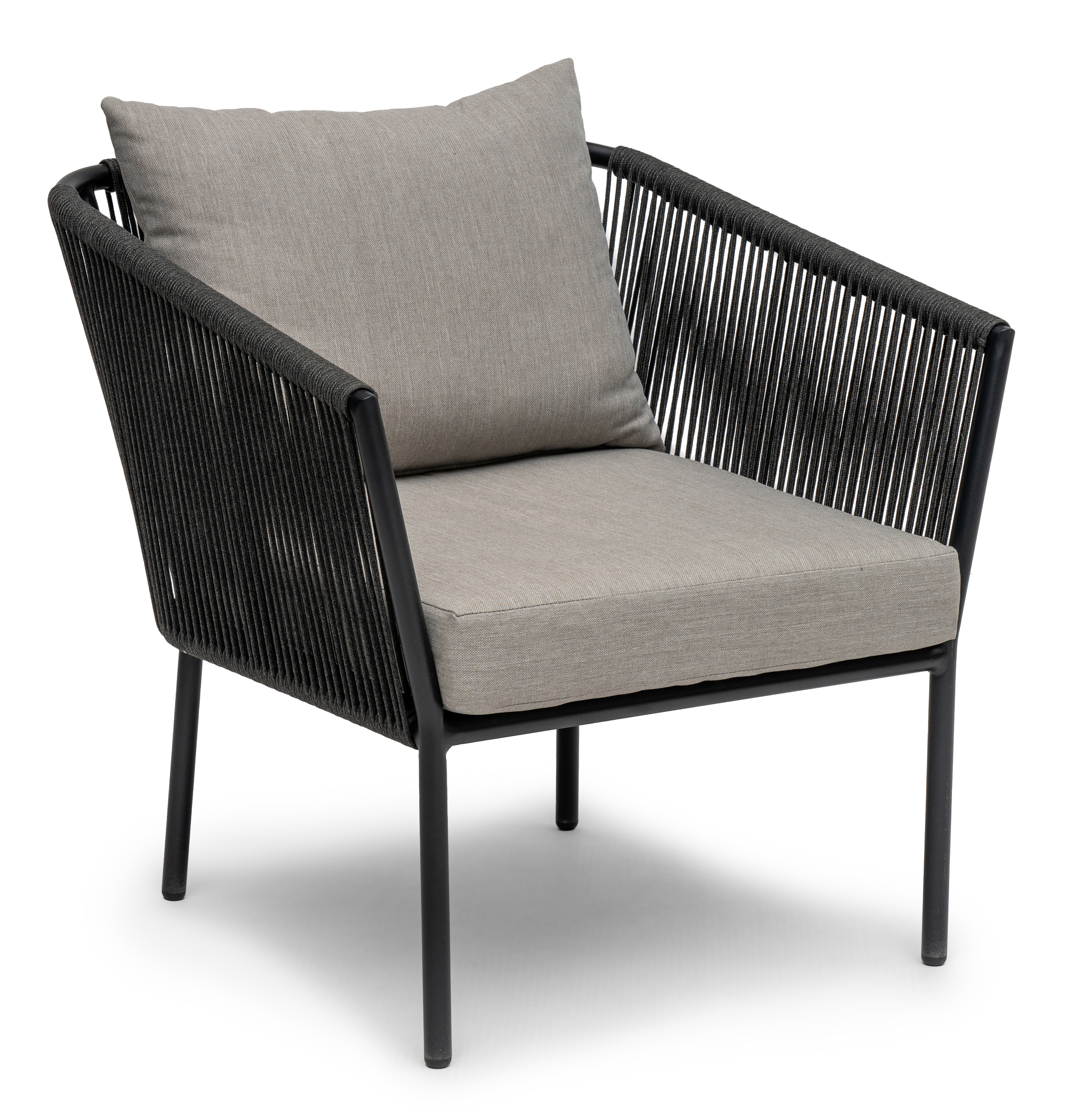 Lersund Nojatuoli Musta/Harmaa