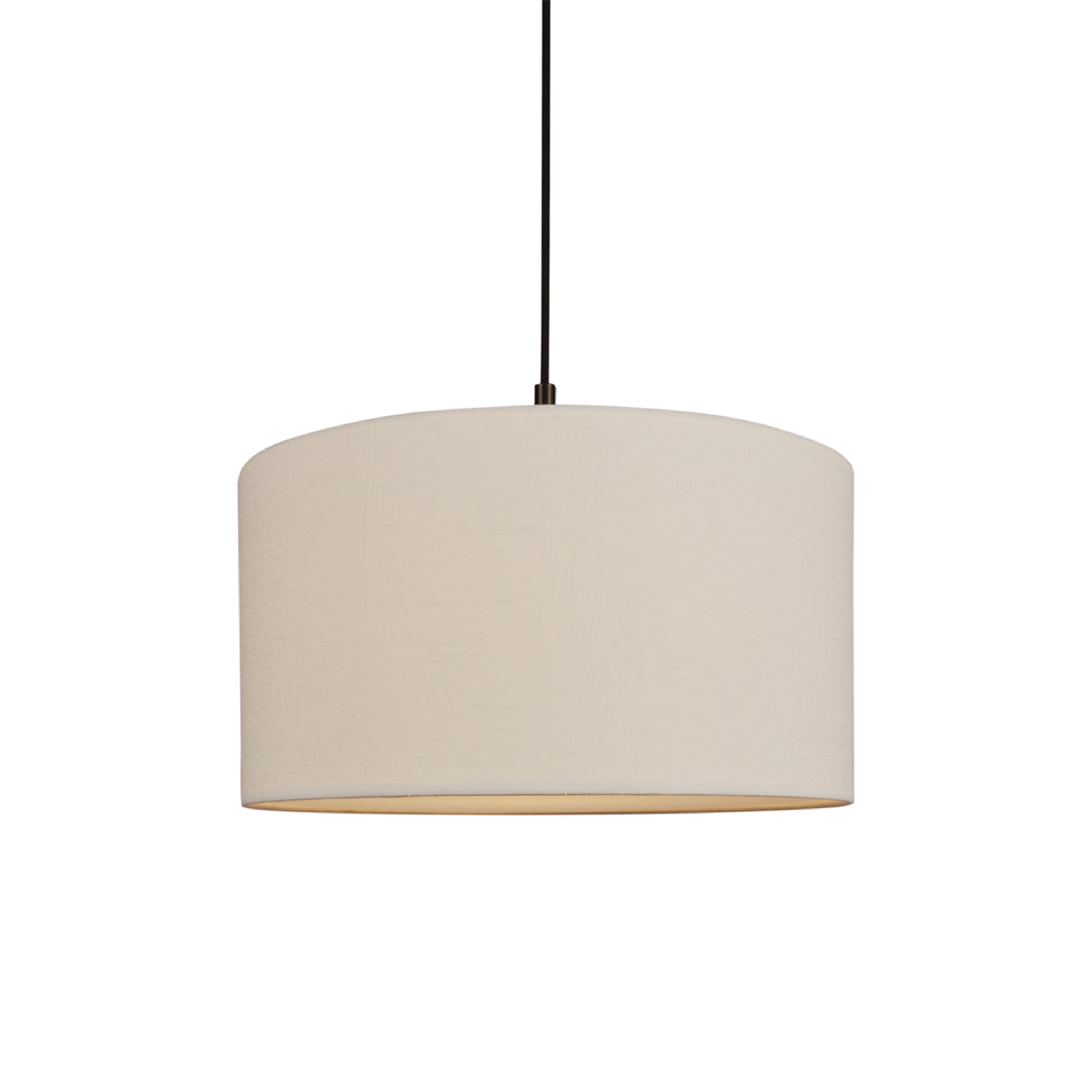 Soft Taklampa Linne Vit/Metallic Bronze Ø44