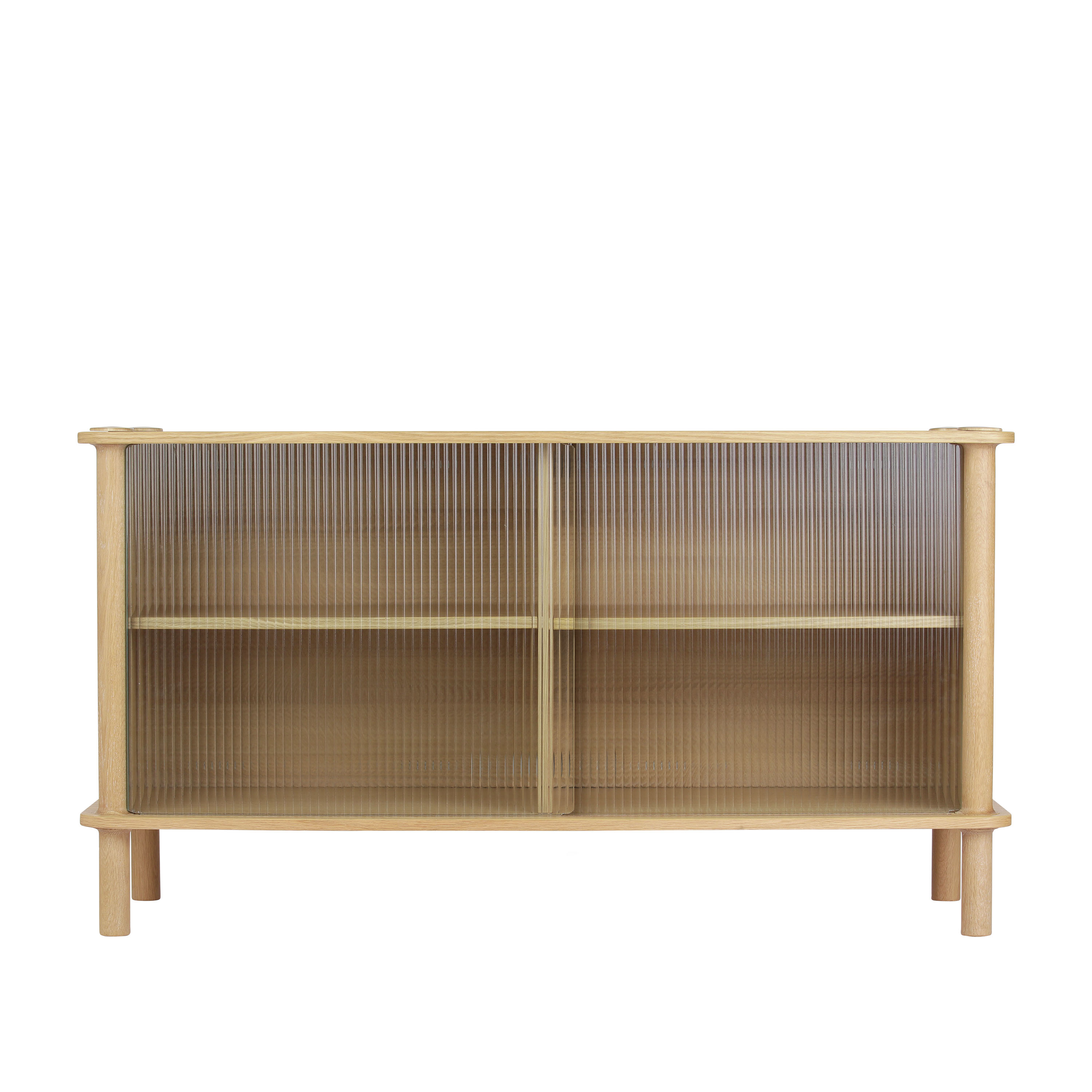 Umage - Italic Sivupöytä 2 Las ovea Tammi 135 cm Puu - Massiv ek och ekfanérad MDF - Toimistot