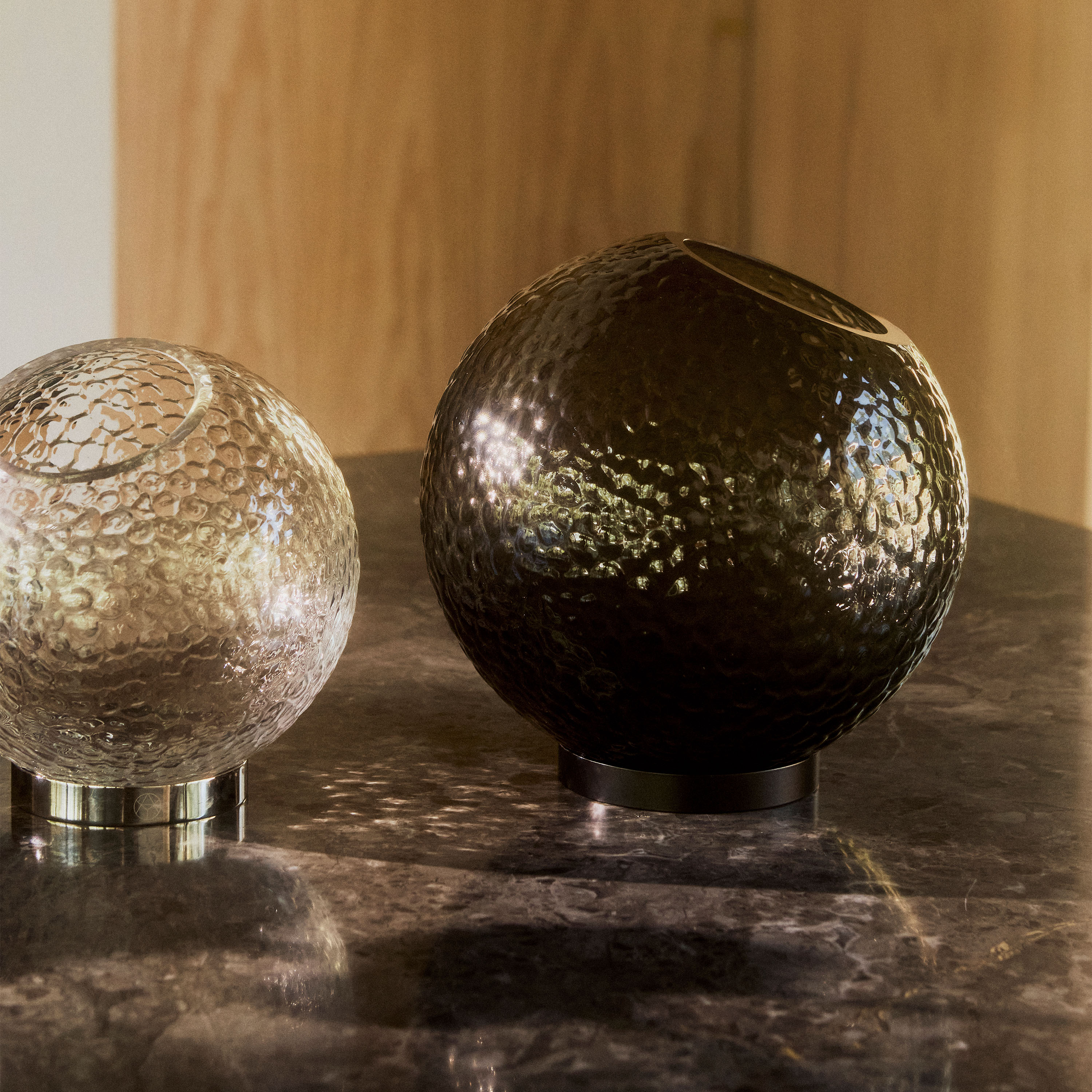 AYTM Globe Bubbles Vase Klar Ø17