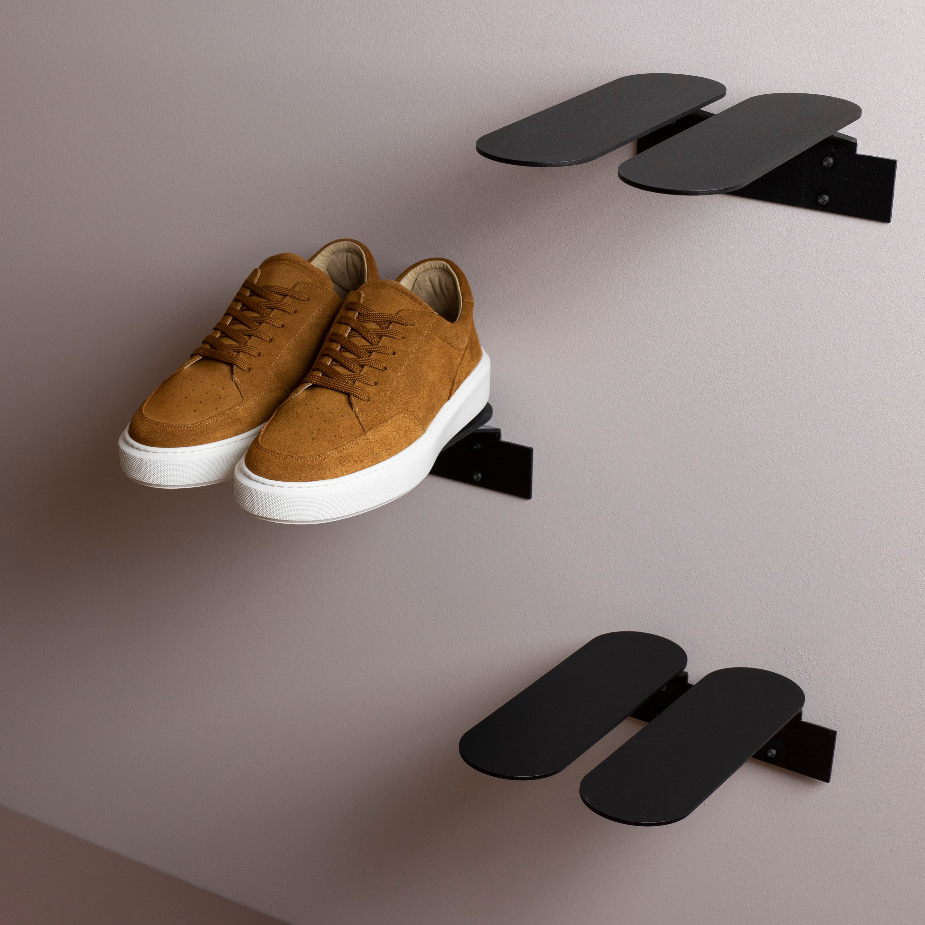 Maze Step Shoe Rack Black Small