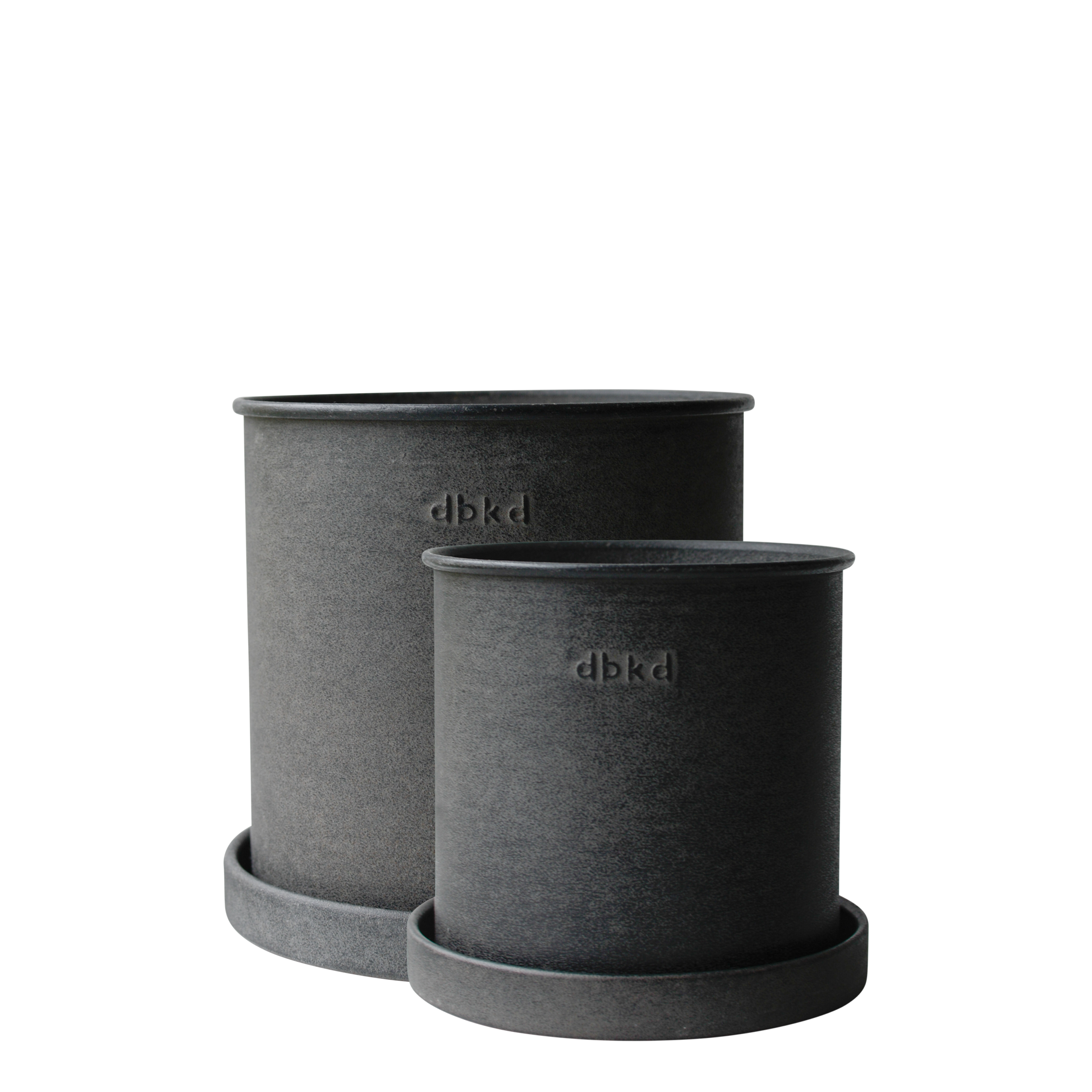DBKD - Plant Gryte Black Small 2-pakning - Svart  - Potter