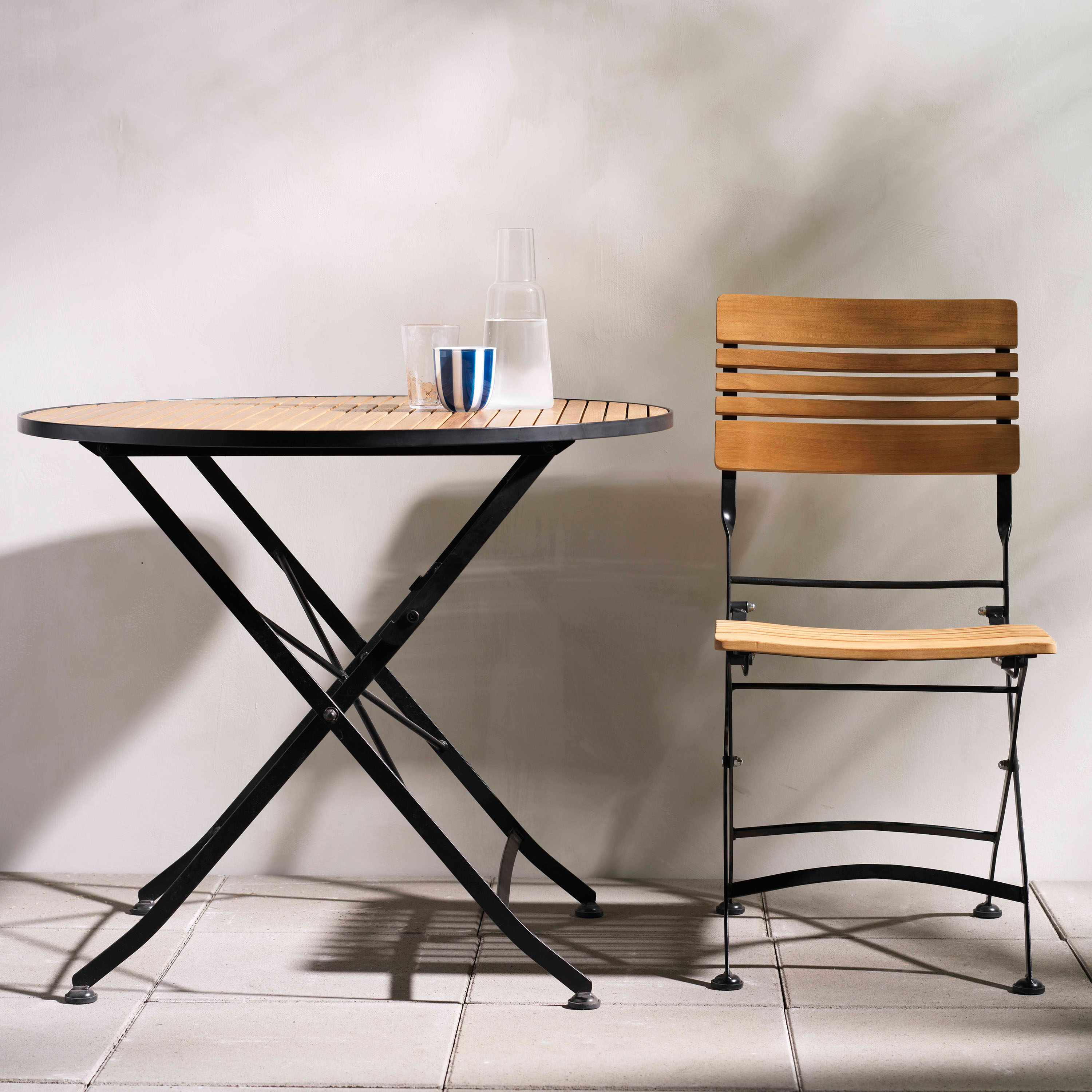 Brafab Brewer Matstol Black/Teak