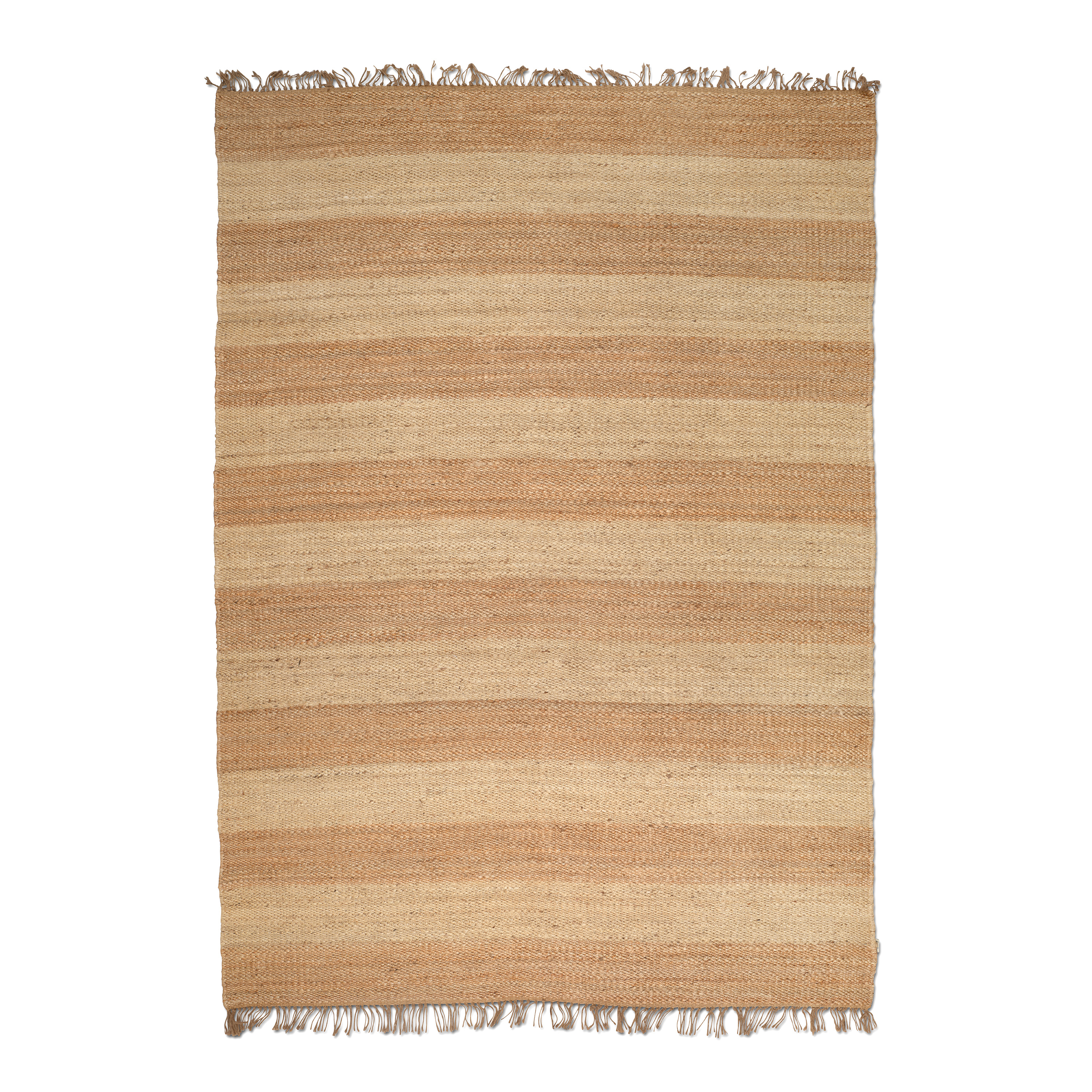 Classic Collection - Stripes Teppich Jute Natur 200x300 - Beige - Jute- & Sisalteppiche