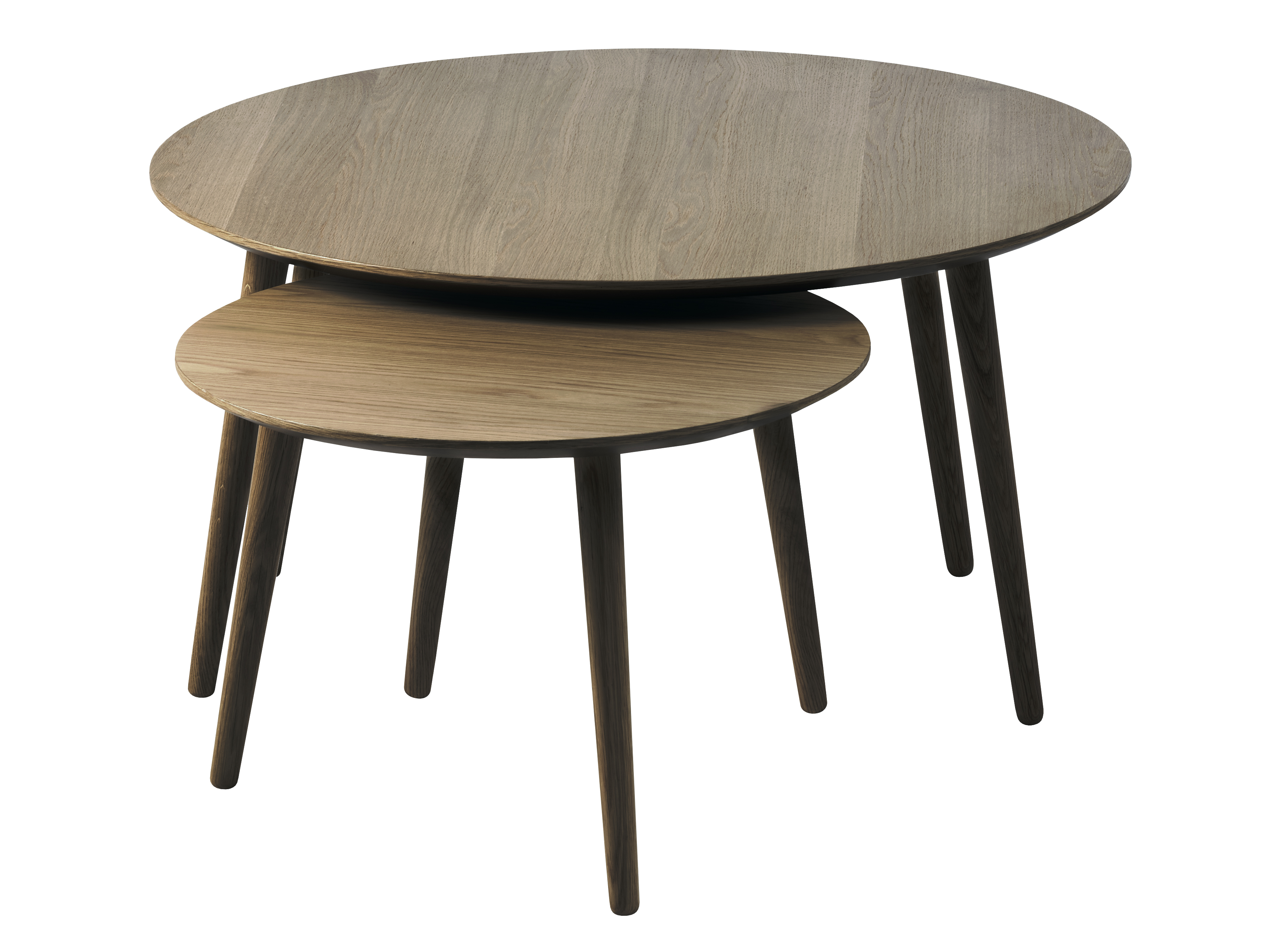 Nordic Home Artie Cirkular Beistelltisch Smoked