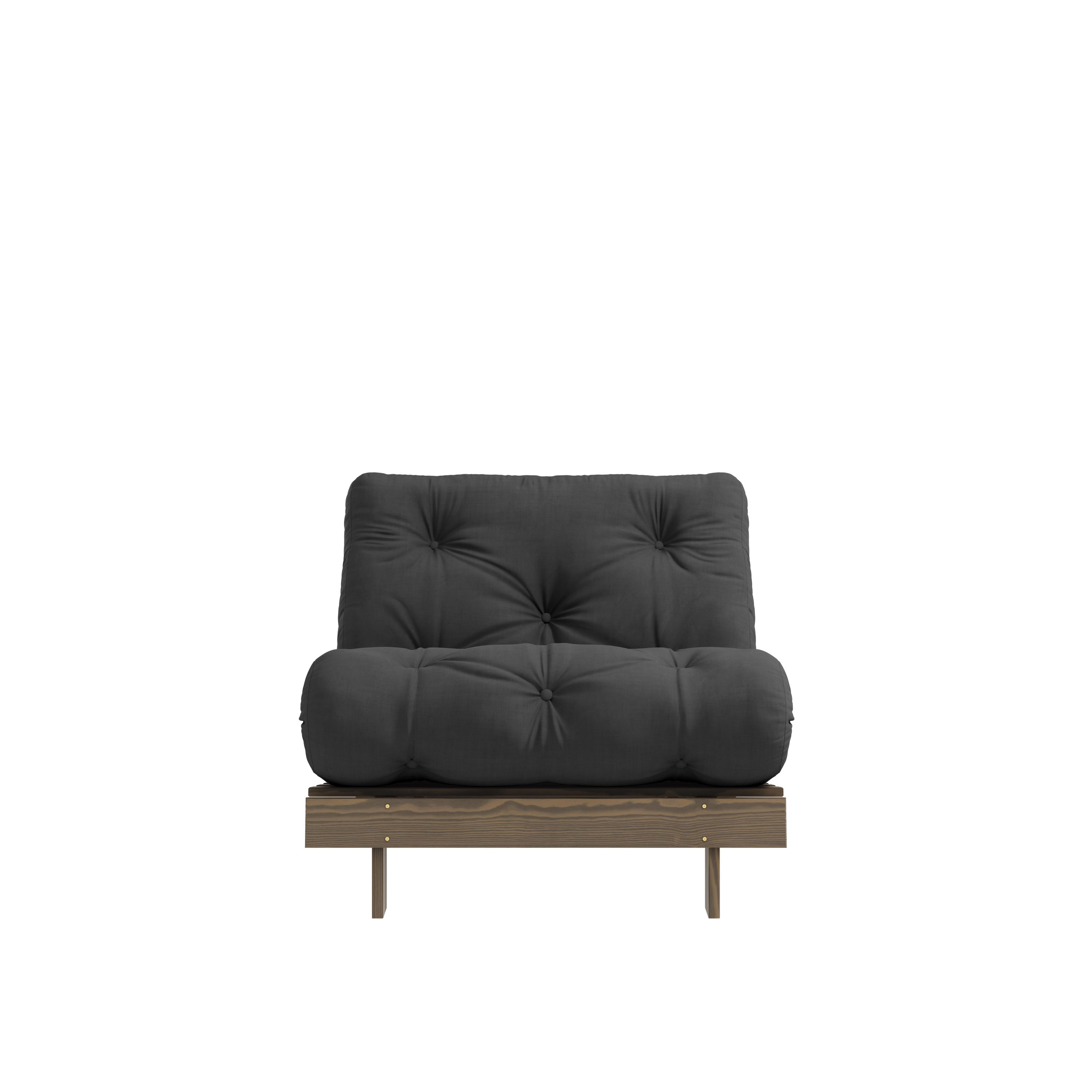 Karup Design Roots Schlafsessel Braun/Dunkelgrau 90cm