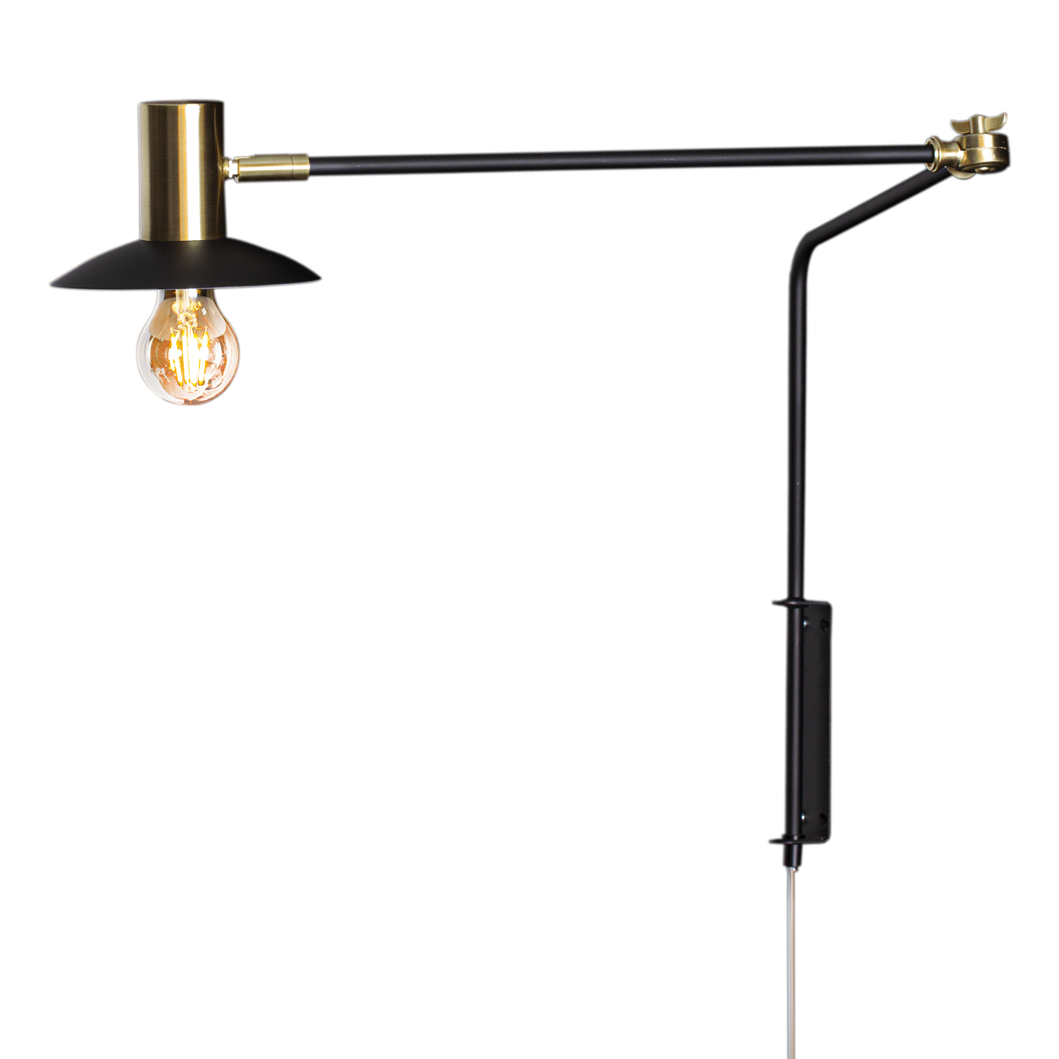 By Rydéns - Quinn Vägglampa Matt Svart 60cm