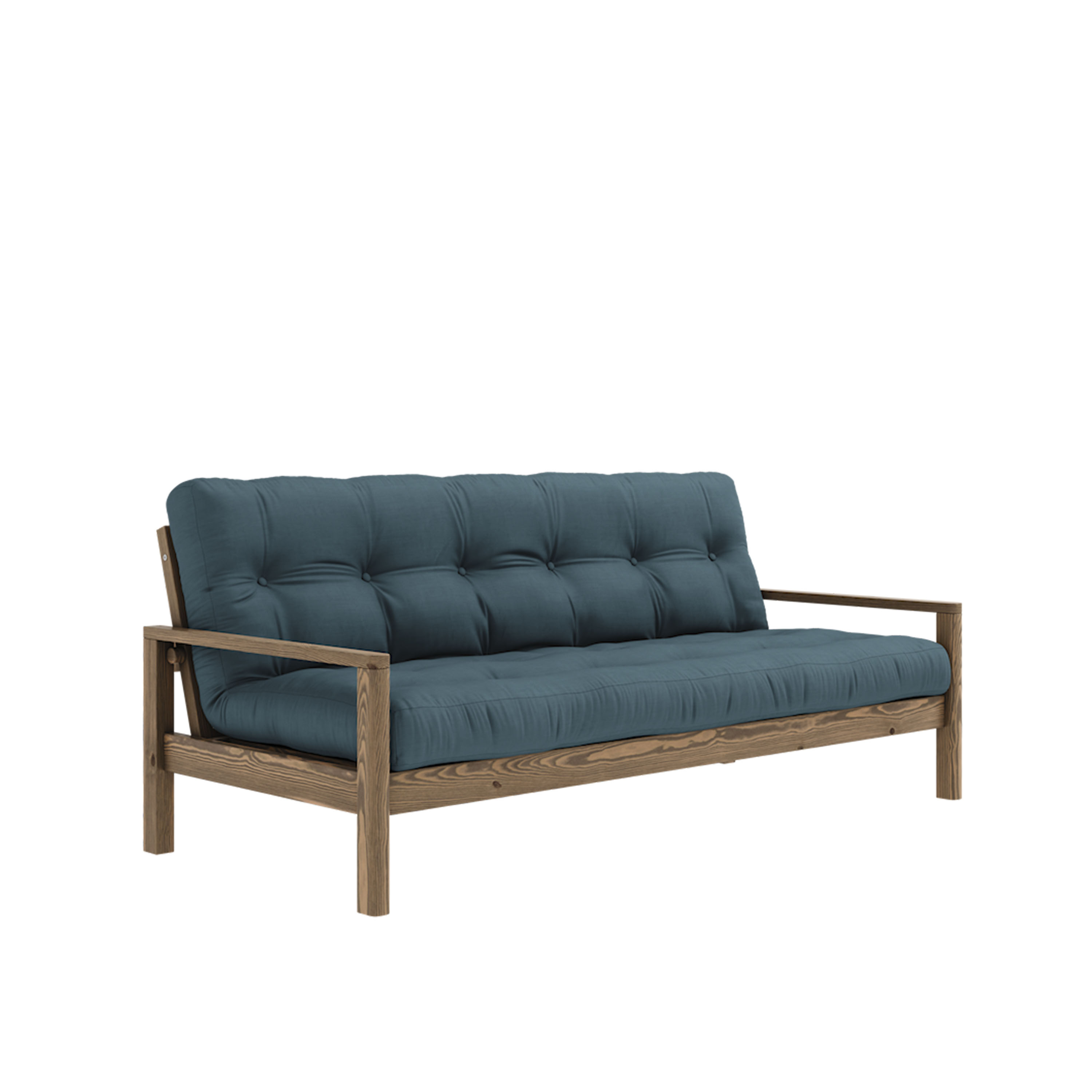 Knob Vuodesohva Ruskea/Sininen vuodesohva 190cm
