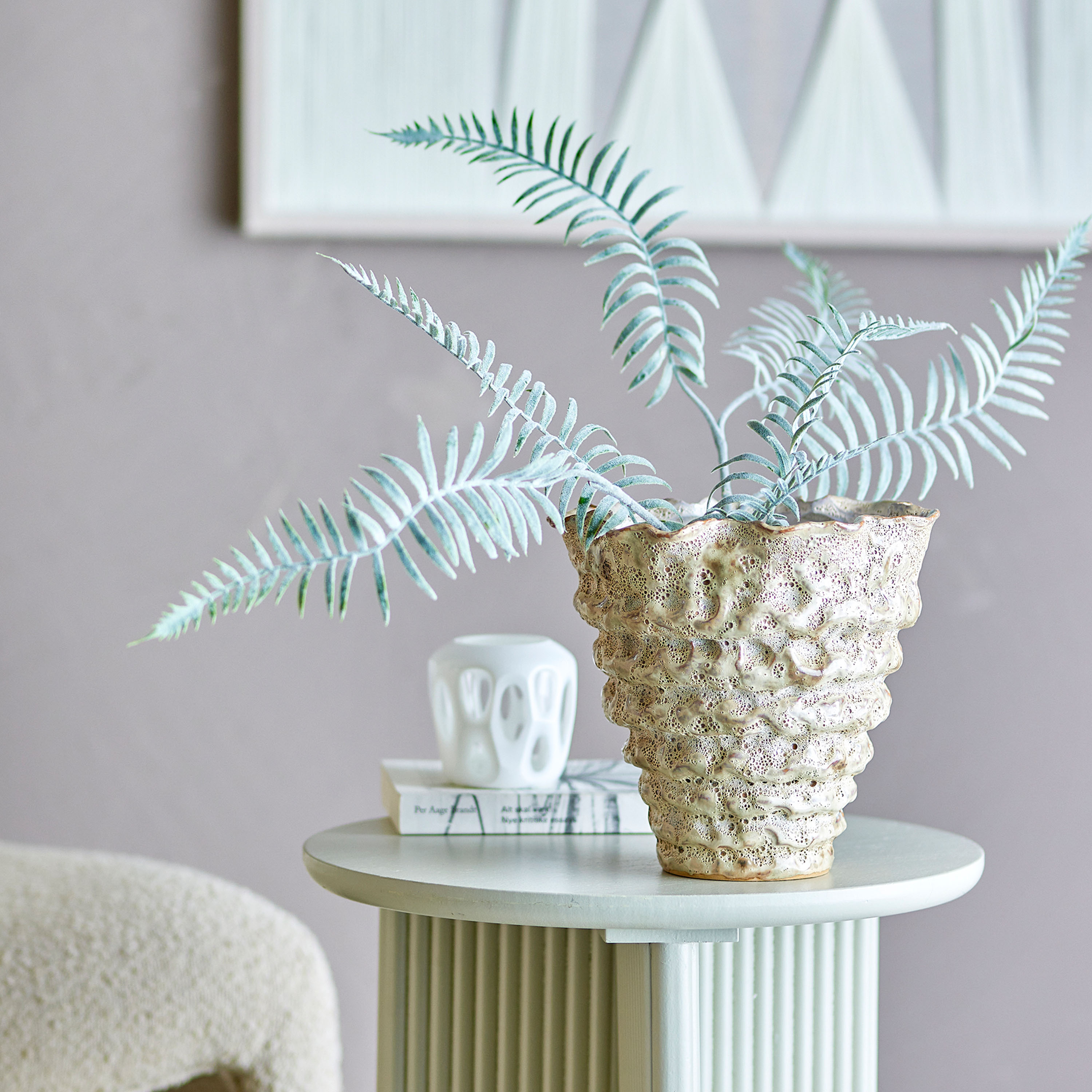 Bloomingville Colleen Ruukku White Ø22