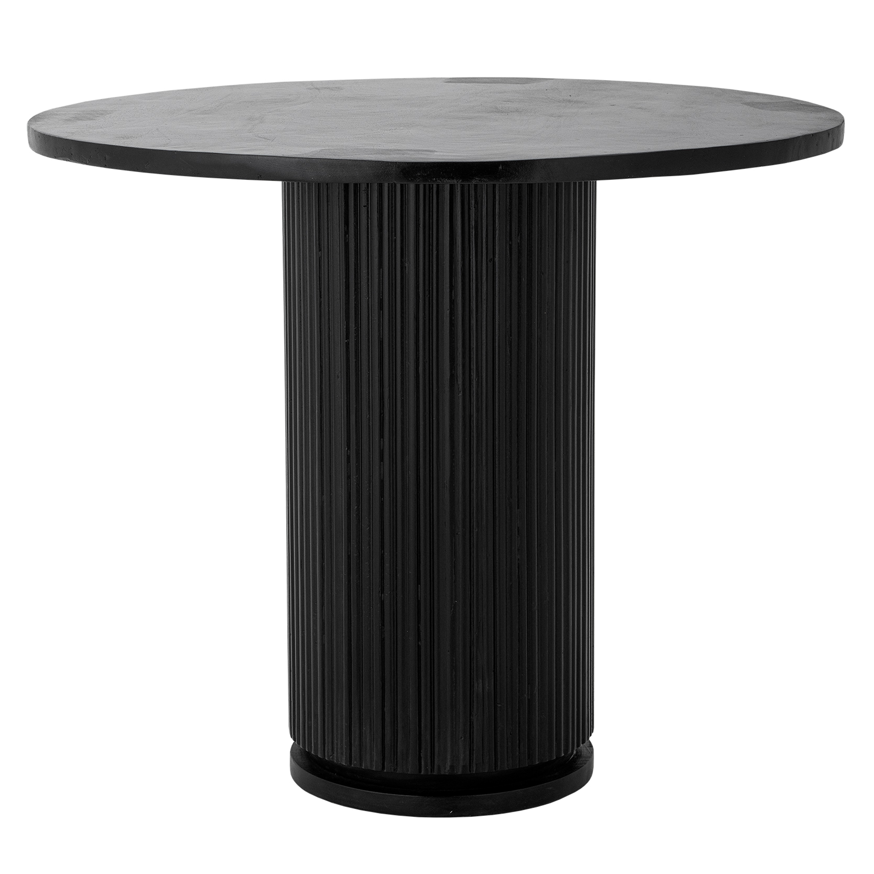 Porto Matbord Black Ø90