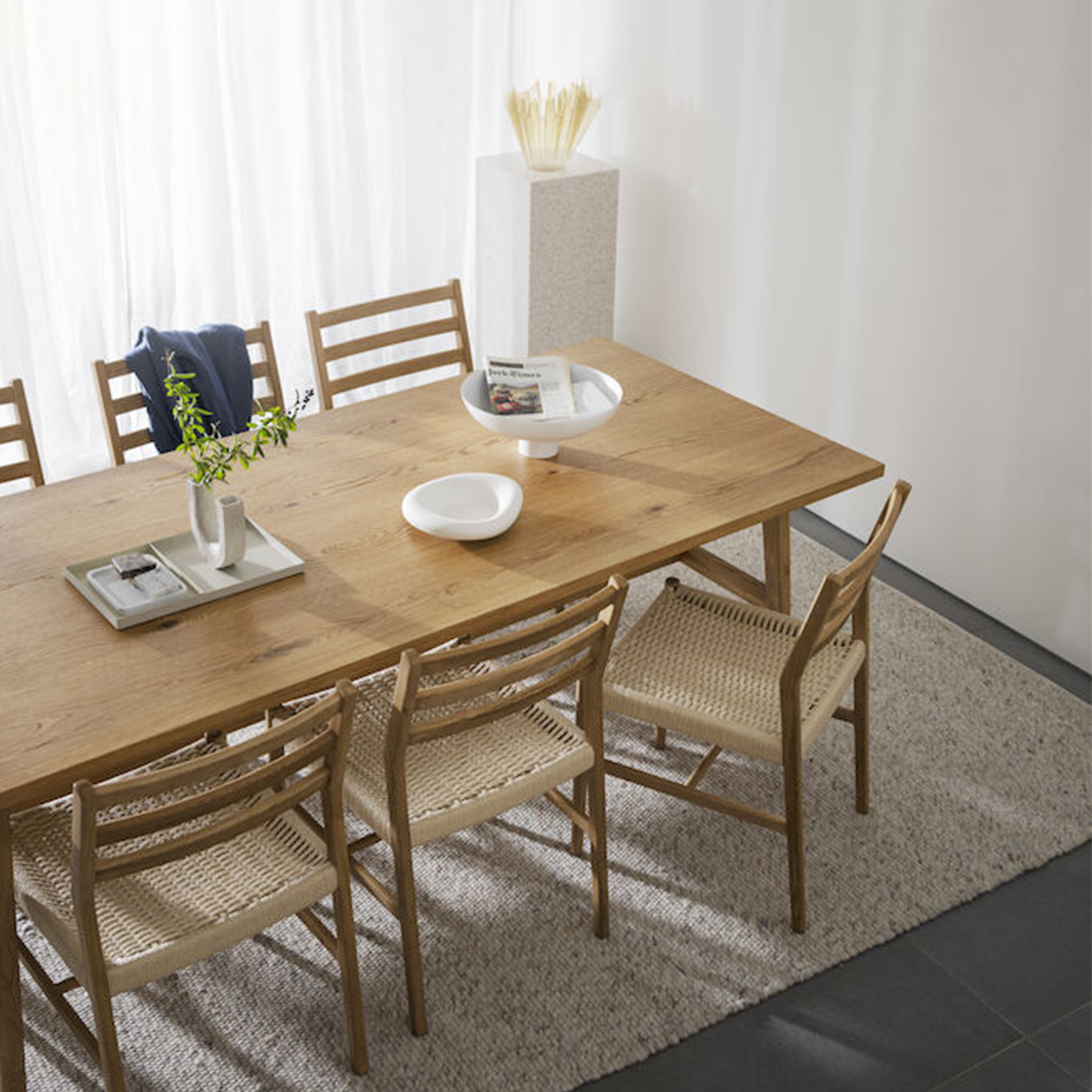 Rowico Home Plainfield Esstisch Eiche 220cm