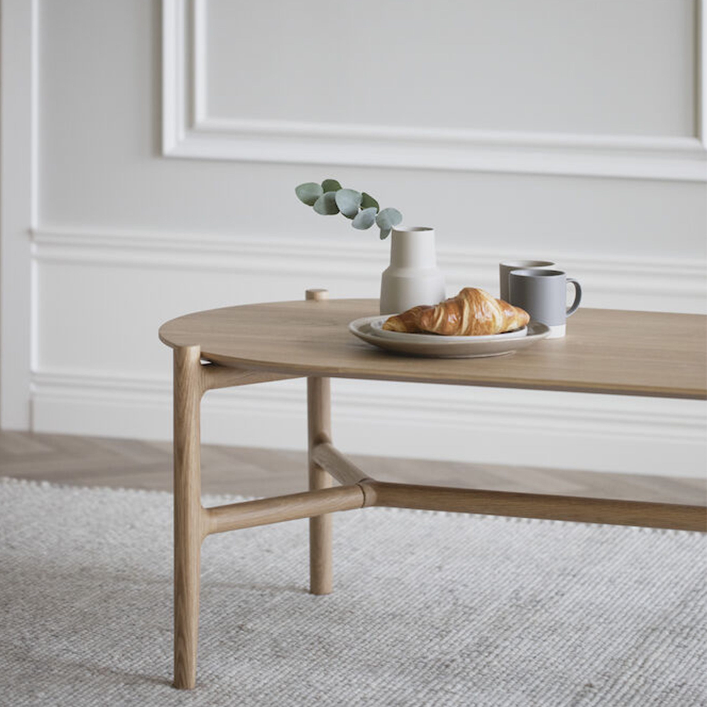 Rowico Home Holton Soffbord Ovalt Ek 130x65cm