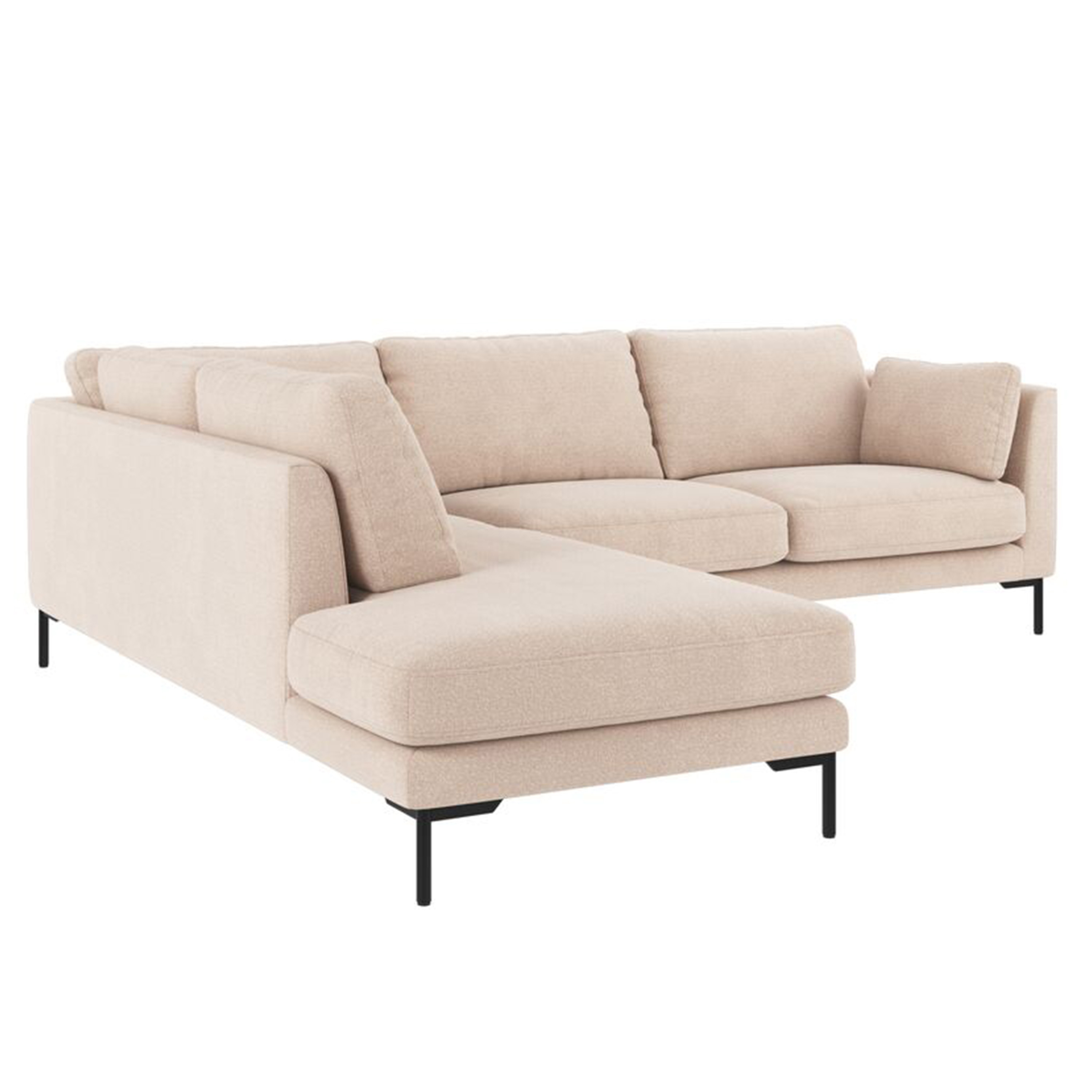 Rowico Home Corwin 2,5+2,5-Sitzer Ecksofa Links Beige