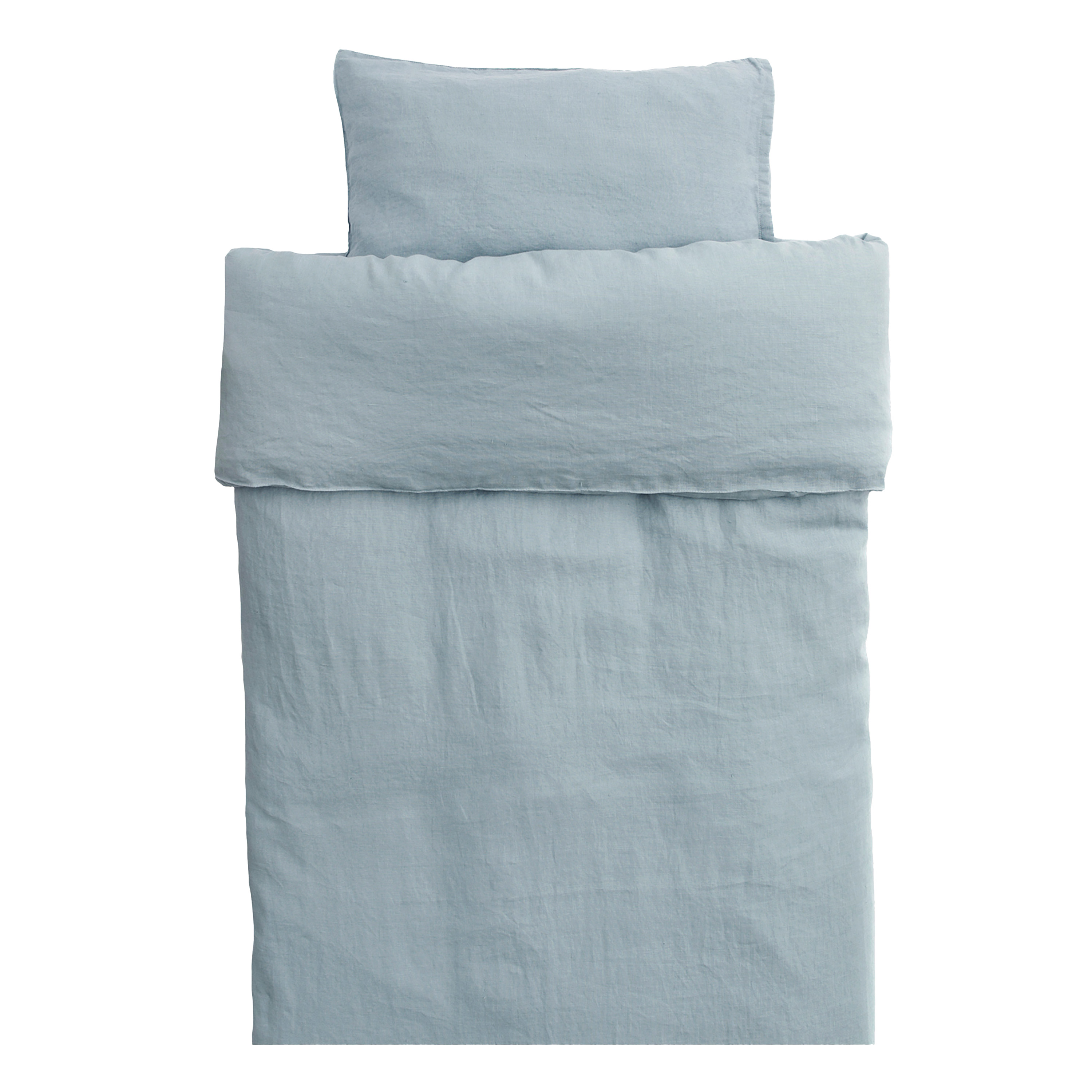 Himla - Dreamtime Bettbezug Leinen Poetry 220x200 - Blau