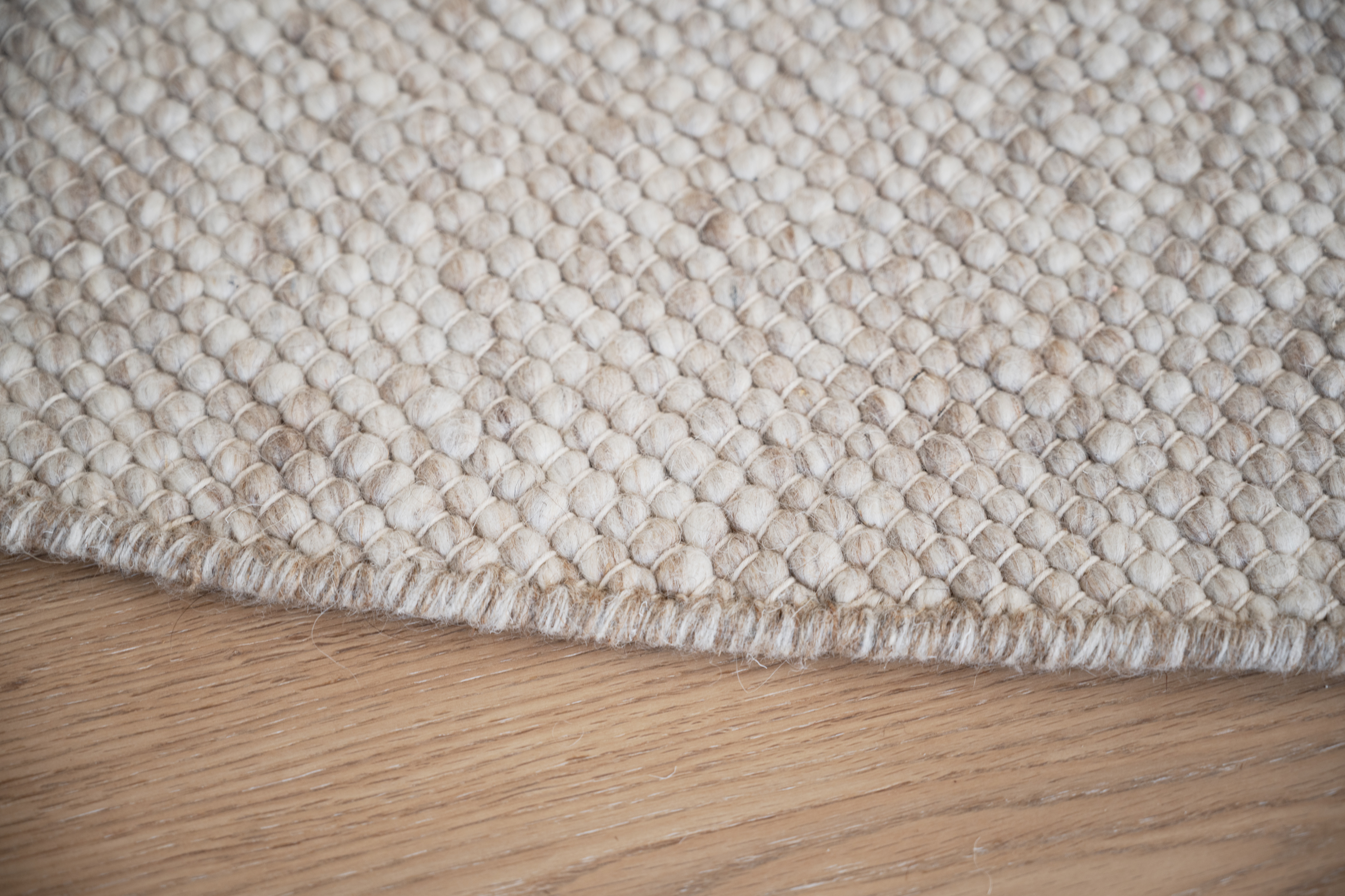 Rowico Home Auckland Wollteppich Rund Beige 250cm