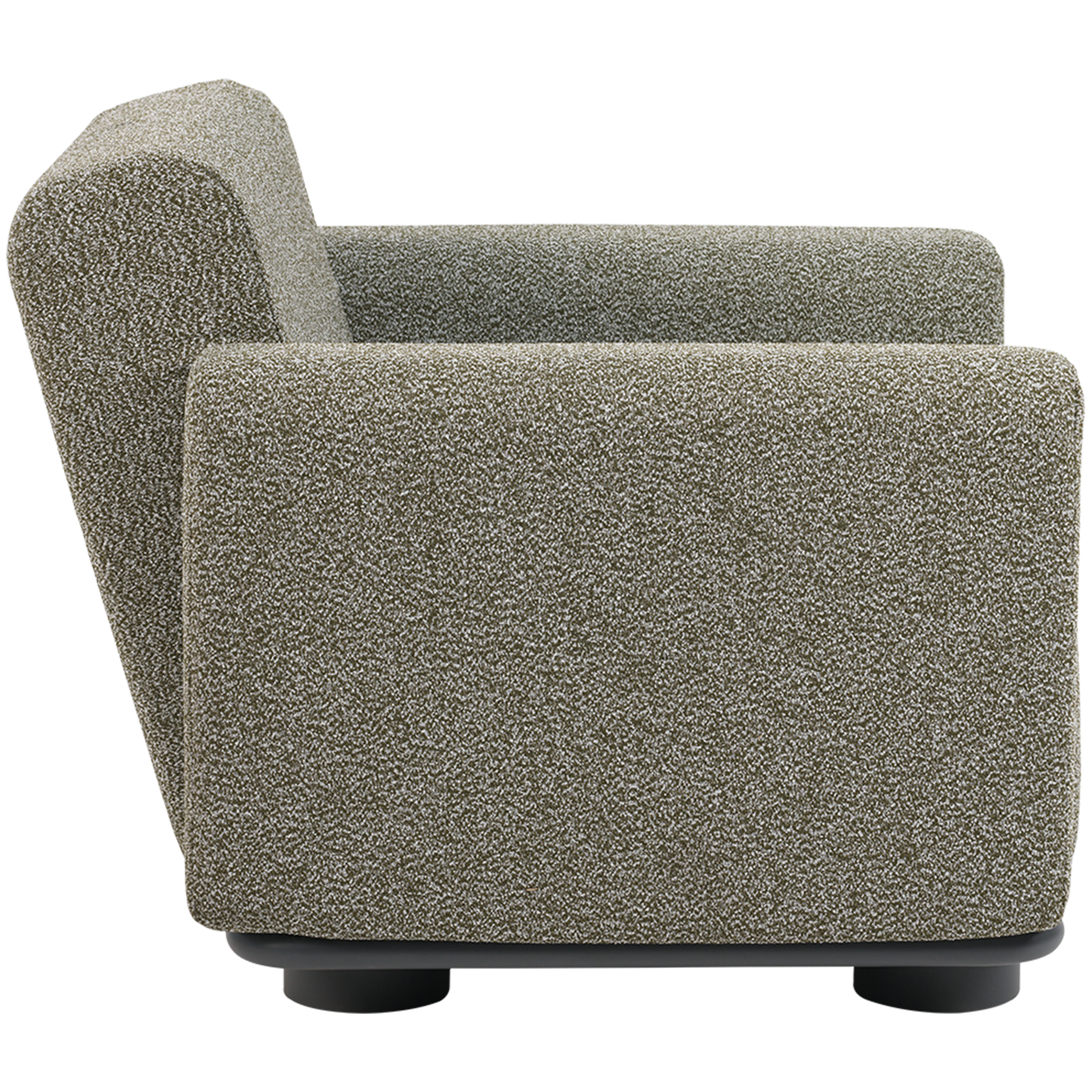 Brafab Bolster Loungefotölj Anthracite/Teddy Verde