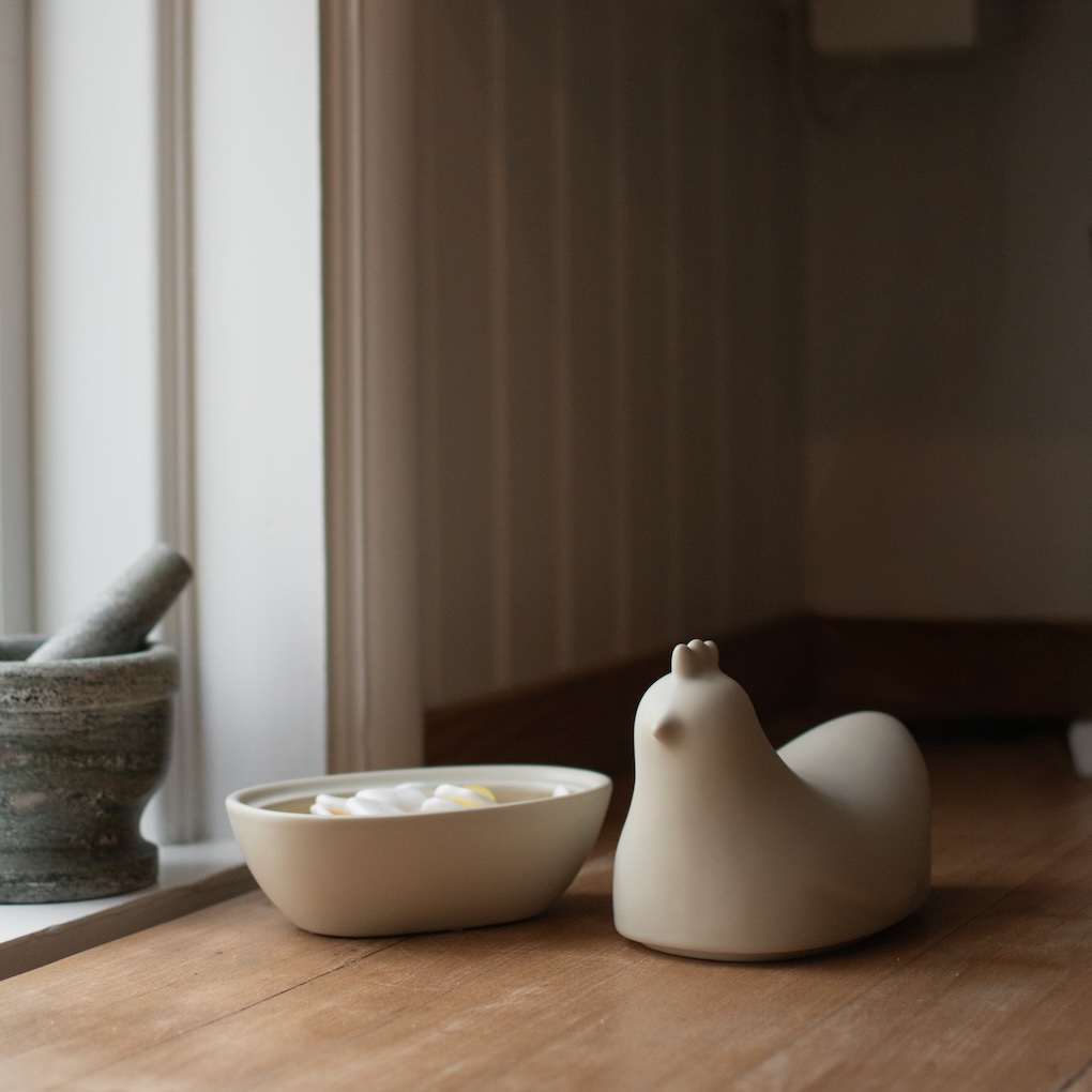 DBKD Happy Hen Hønse Krem Dekorasjon 18x12,5