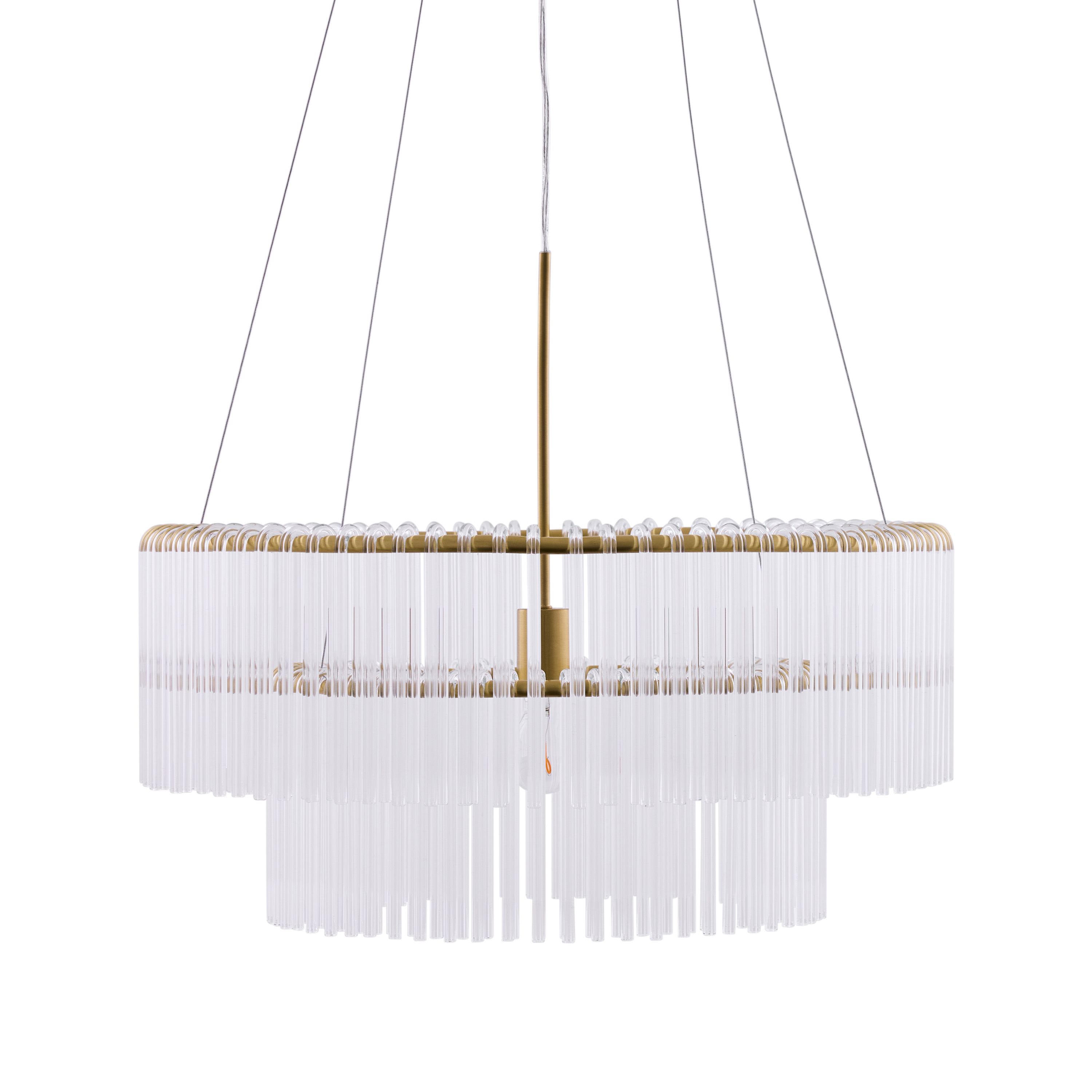 Hook Taklampa Clear/Brushed Brass