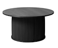 Dara Soffbord Ek Black Ø90