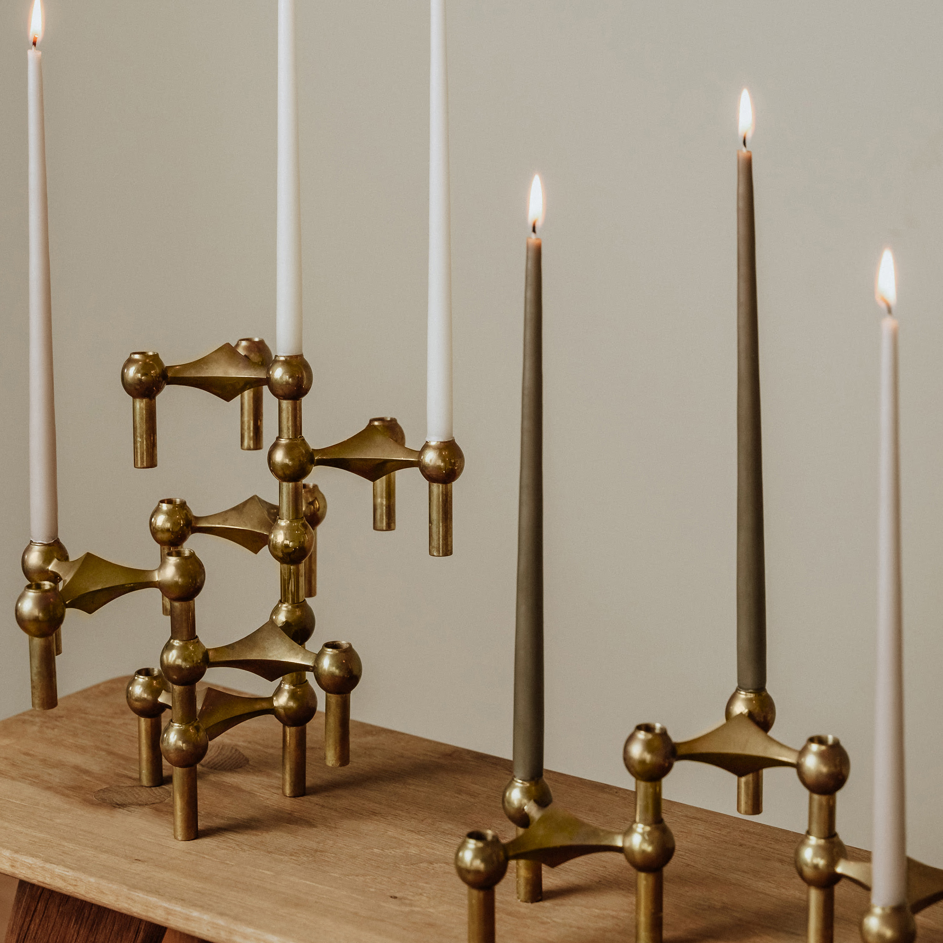 Stoff STOFF Nagel Antikljus by Ester &amp; Erik Taupe 6-pack