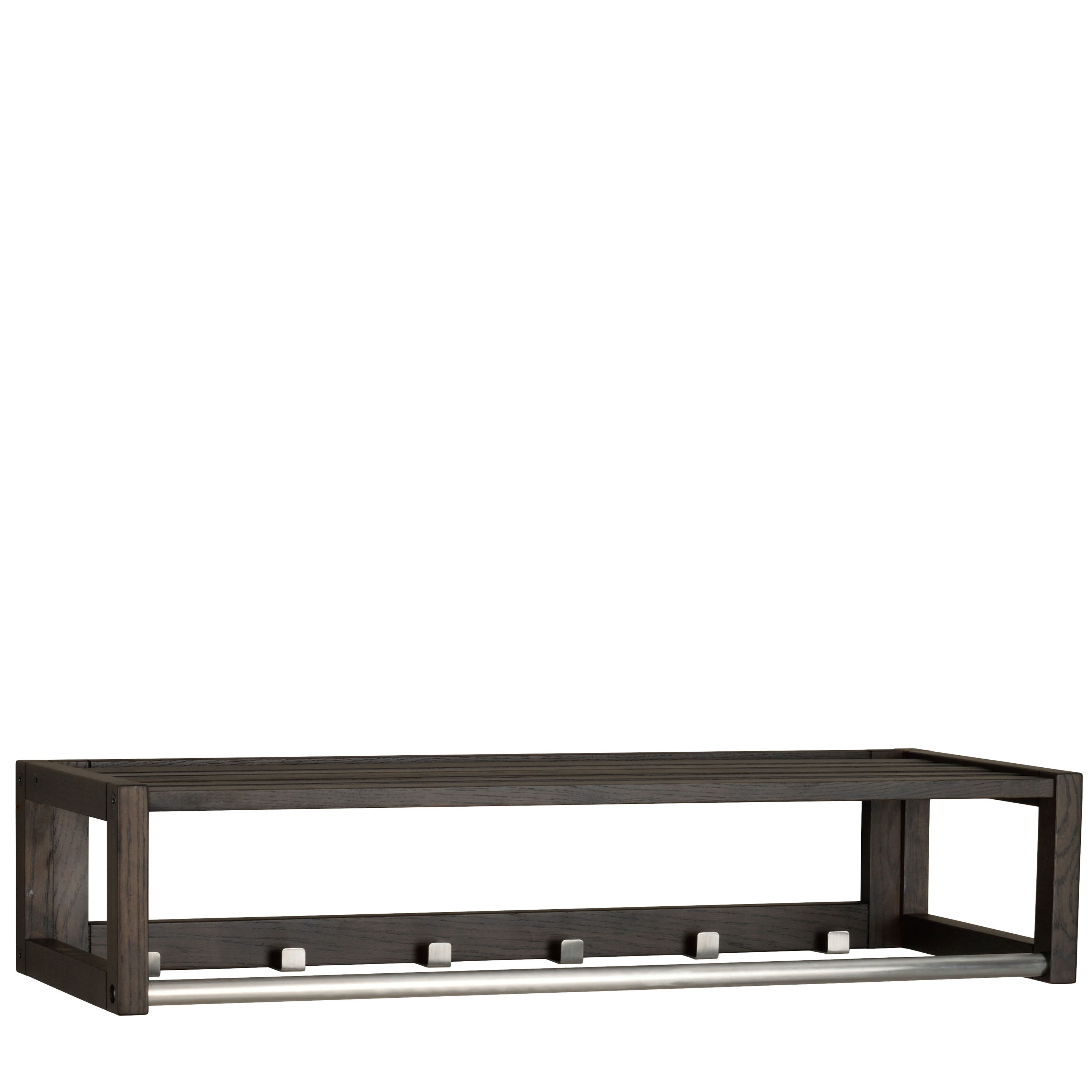 Rowico Home Confetti Hutablage Braun lackiert 80cm