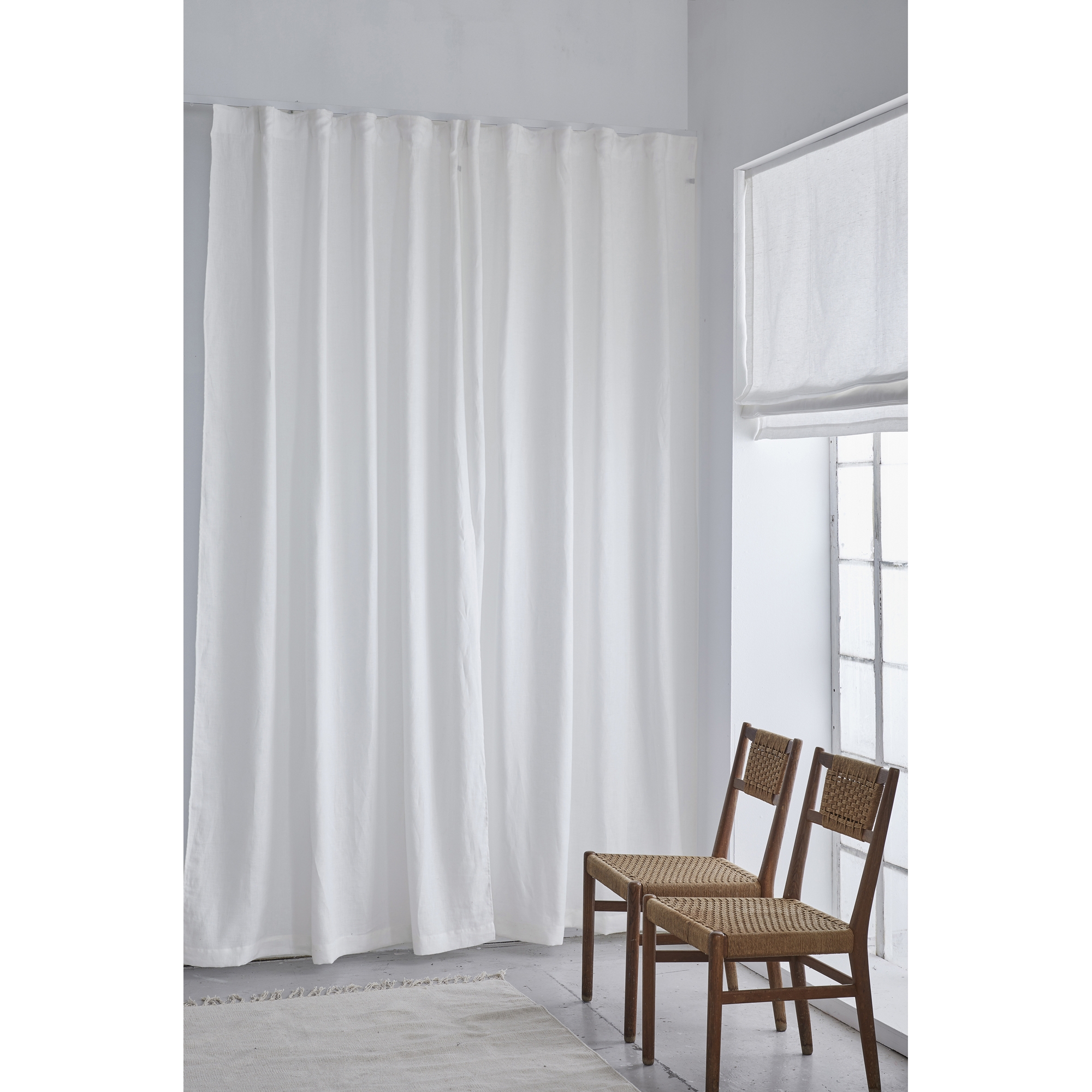 Himla Twilight Vorhanglänge Leinen Offwhite 290cm