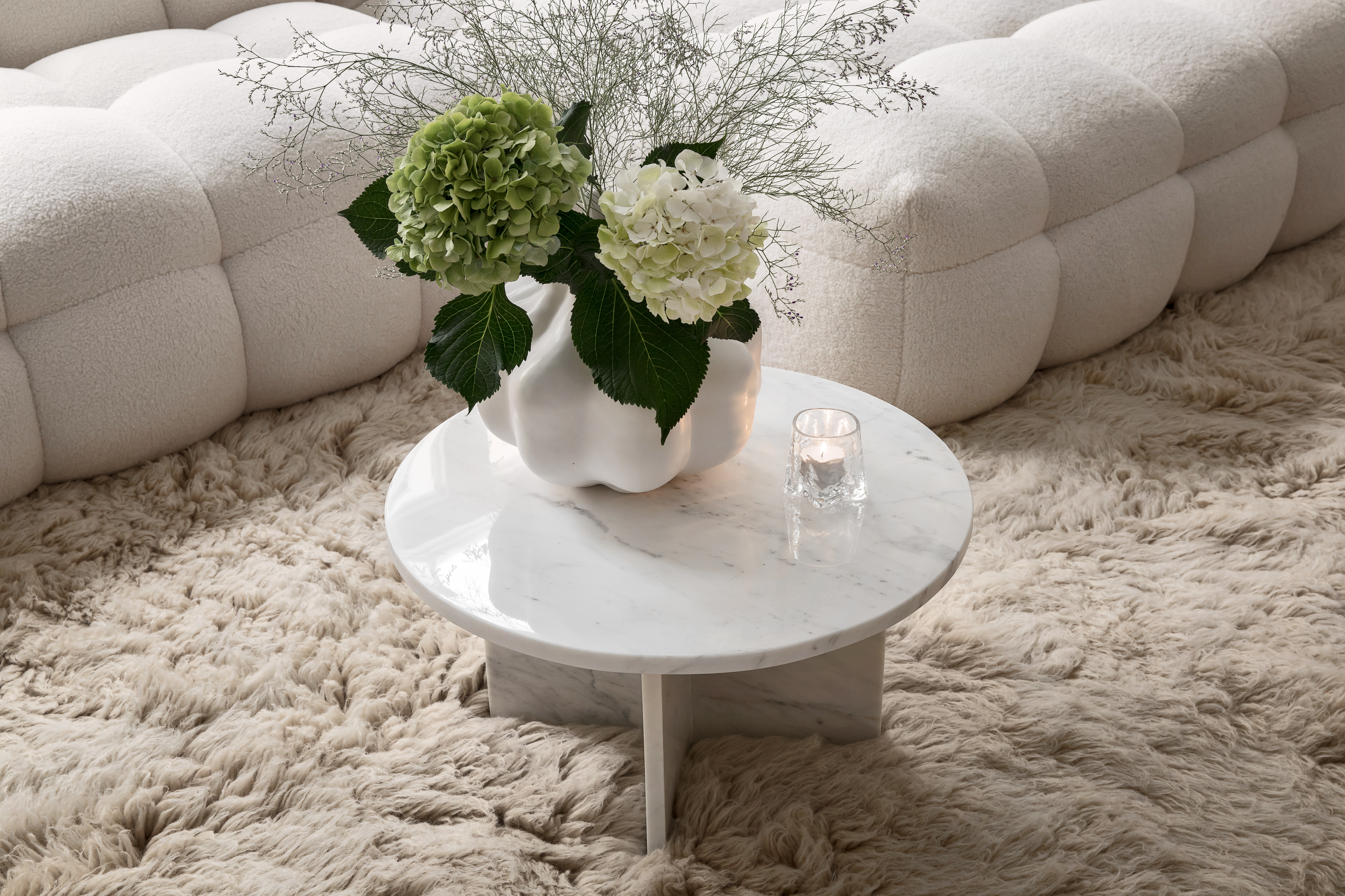 Wikholm Form Violet Vase Weiß Groß