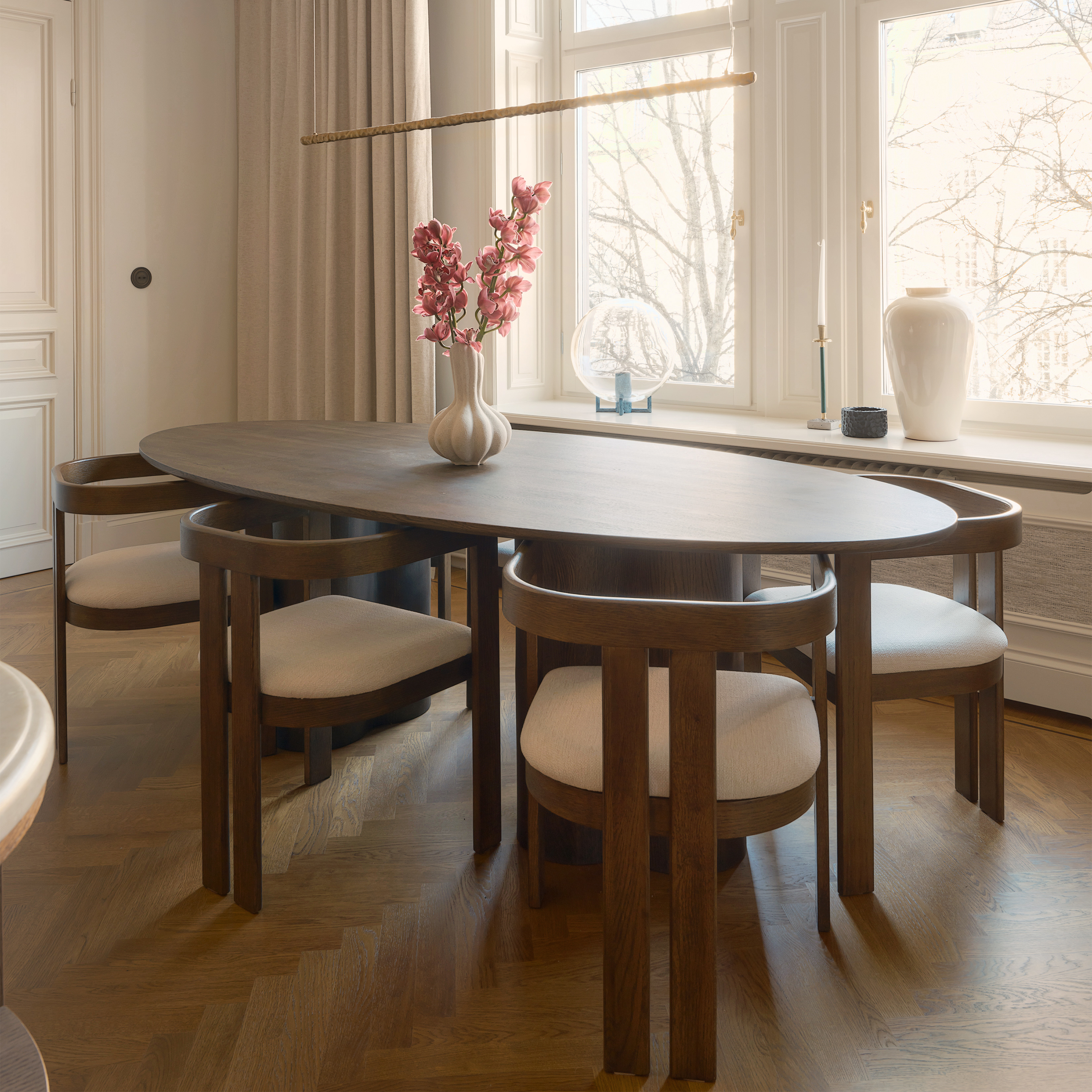 Sleepo Collection Laura Matbord Brunbetsad Ek 240cm