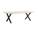 Brooklyn Matbord X-ben Vitpigmenterad Ek 220cm