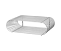 Curva Vägghylla Silver 40cm