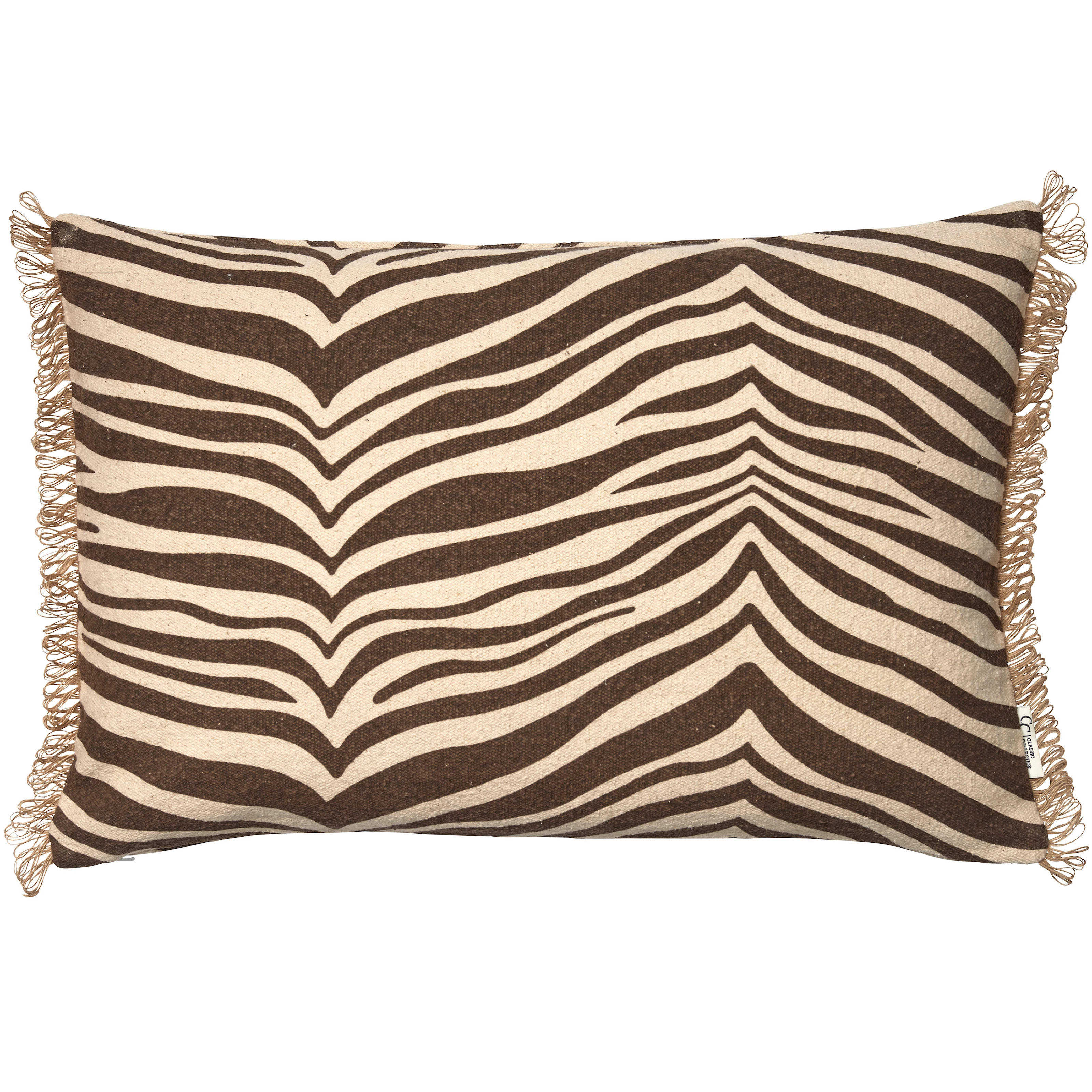 Zebra Pute Brun/Natur 40x60