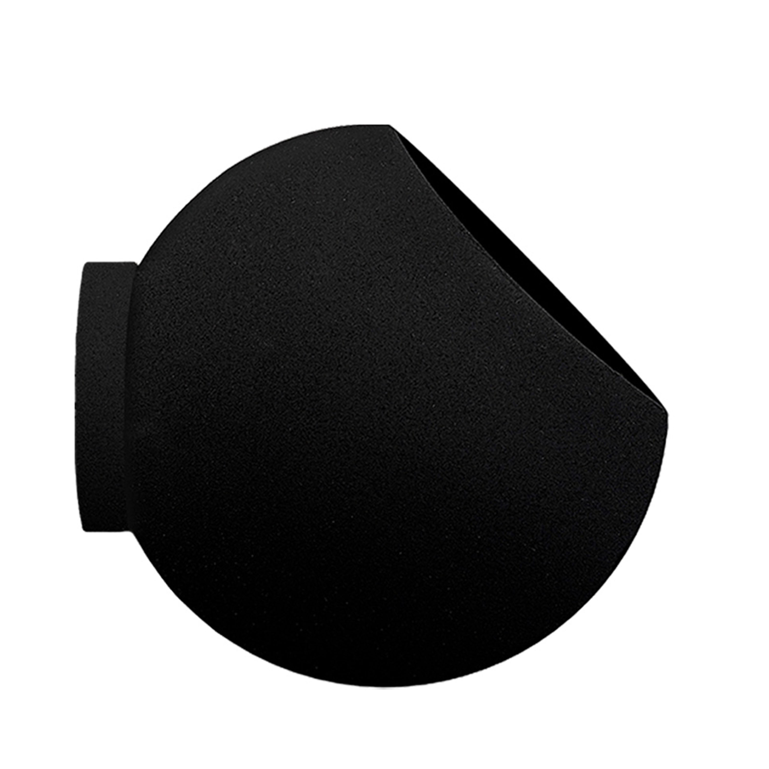 Globe Wandtopf Schwarz Ø21