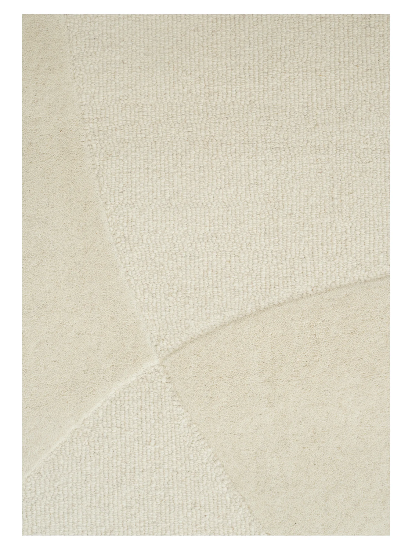 Linie Design Split Plains Ullmatta White 170x240