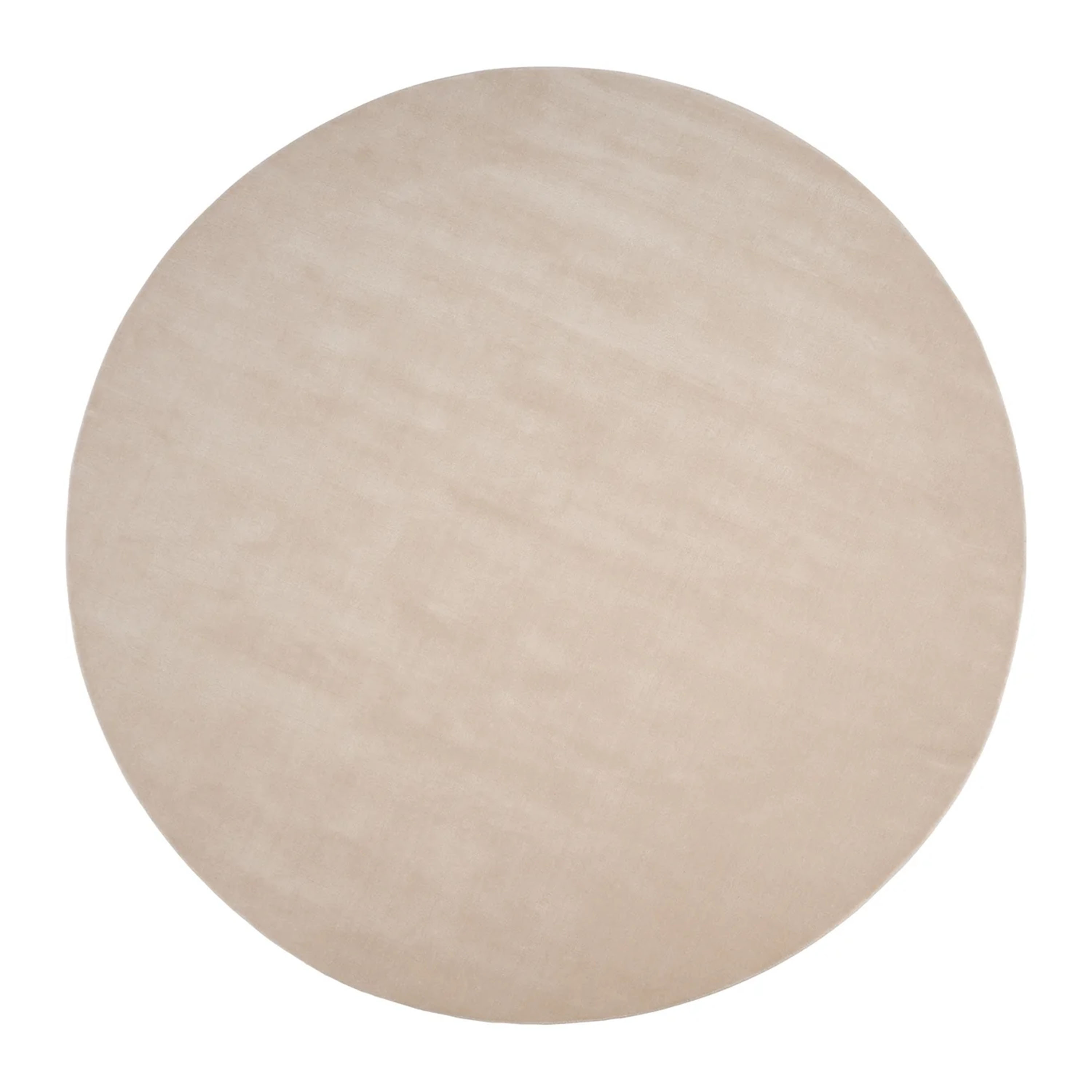 Halo Cloud Rund Ullmatta Beige Ø250