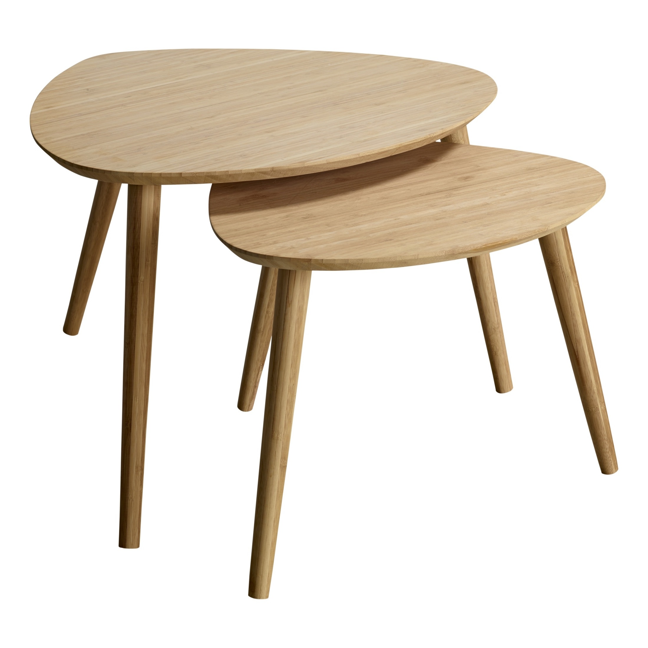 Noble Bambus Beistelltisch