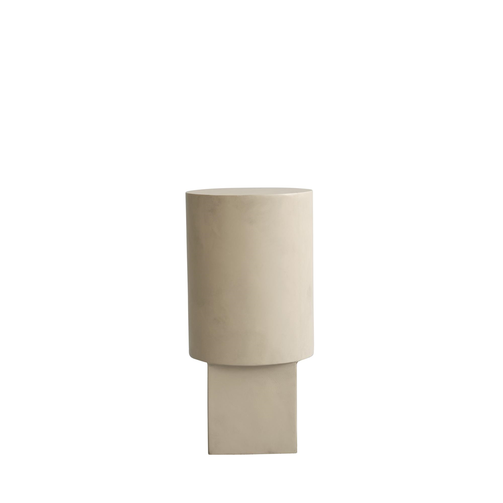 101 Copenhagen - Column Sivupöytä Hiekka Beige - Fiberbetong - Sivupöydät