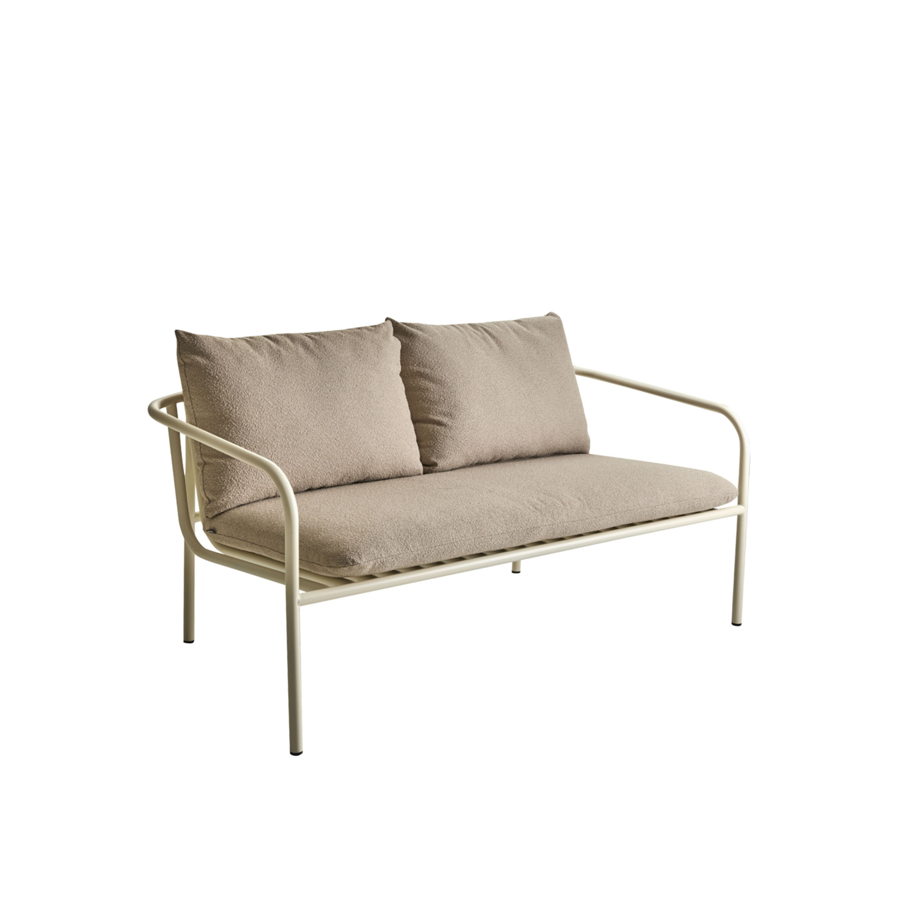 Brafab Bendt 2-sits Soffa Pearl White/Teddy Beige 138cm