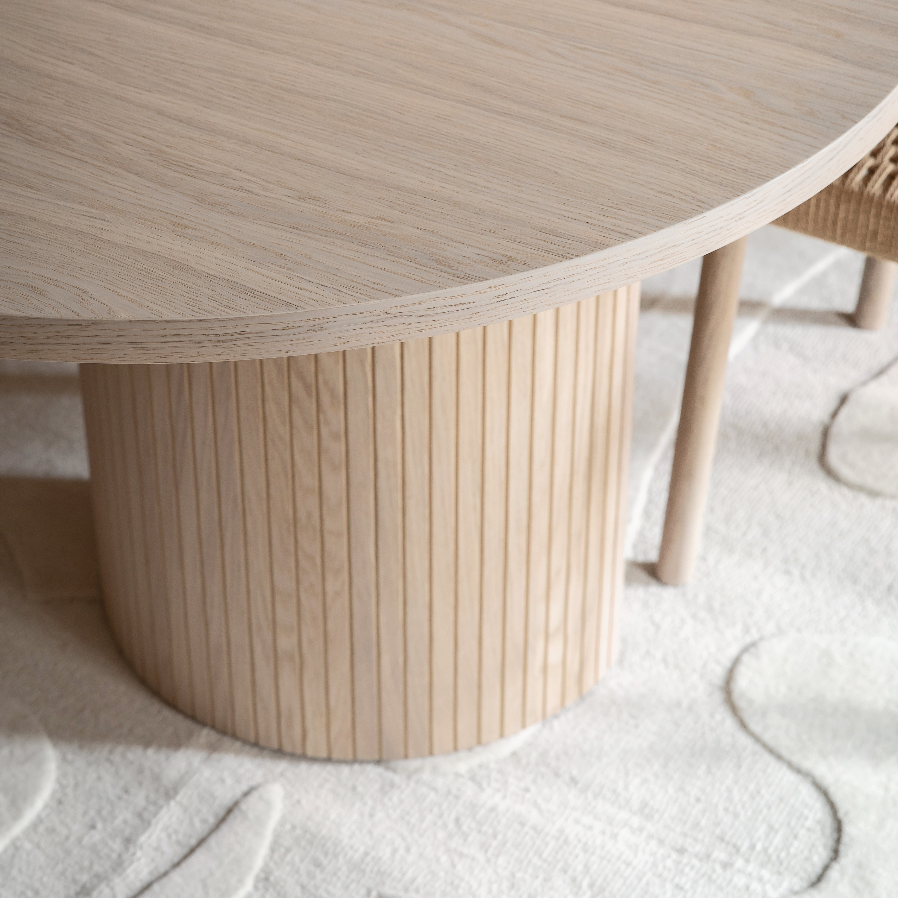 Sleepo Collection Bauer Matbord Vitoljad Ek 220+50