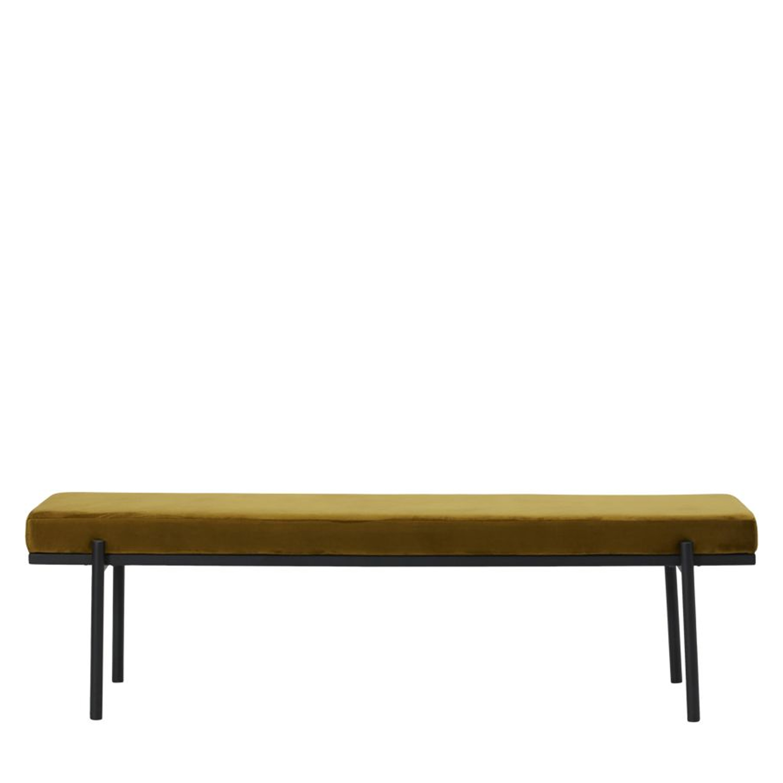 Lao Bänk Sammet Dark Olive 160cm