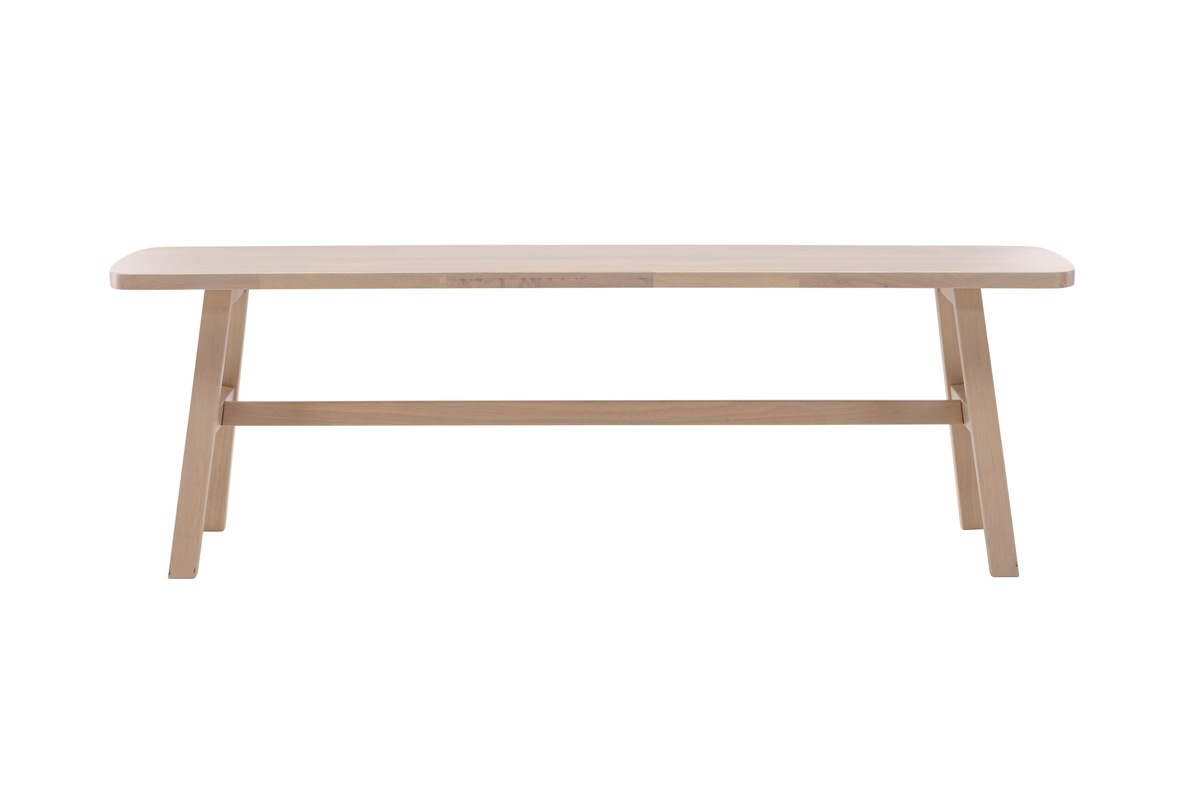 Vind Hälsö Bänk Vitpigmenterad